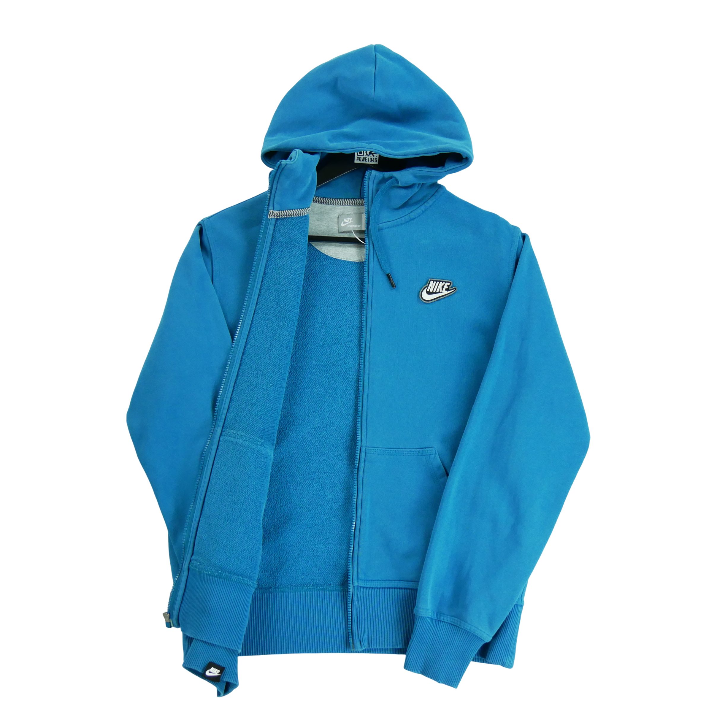 Sweat à capuche Homme  Full zip Bleu 3