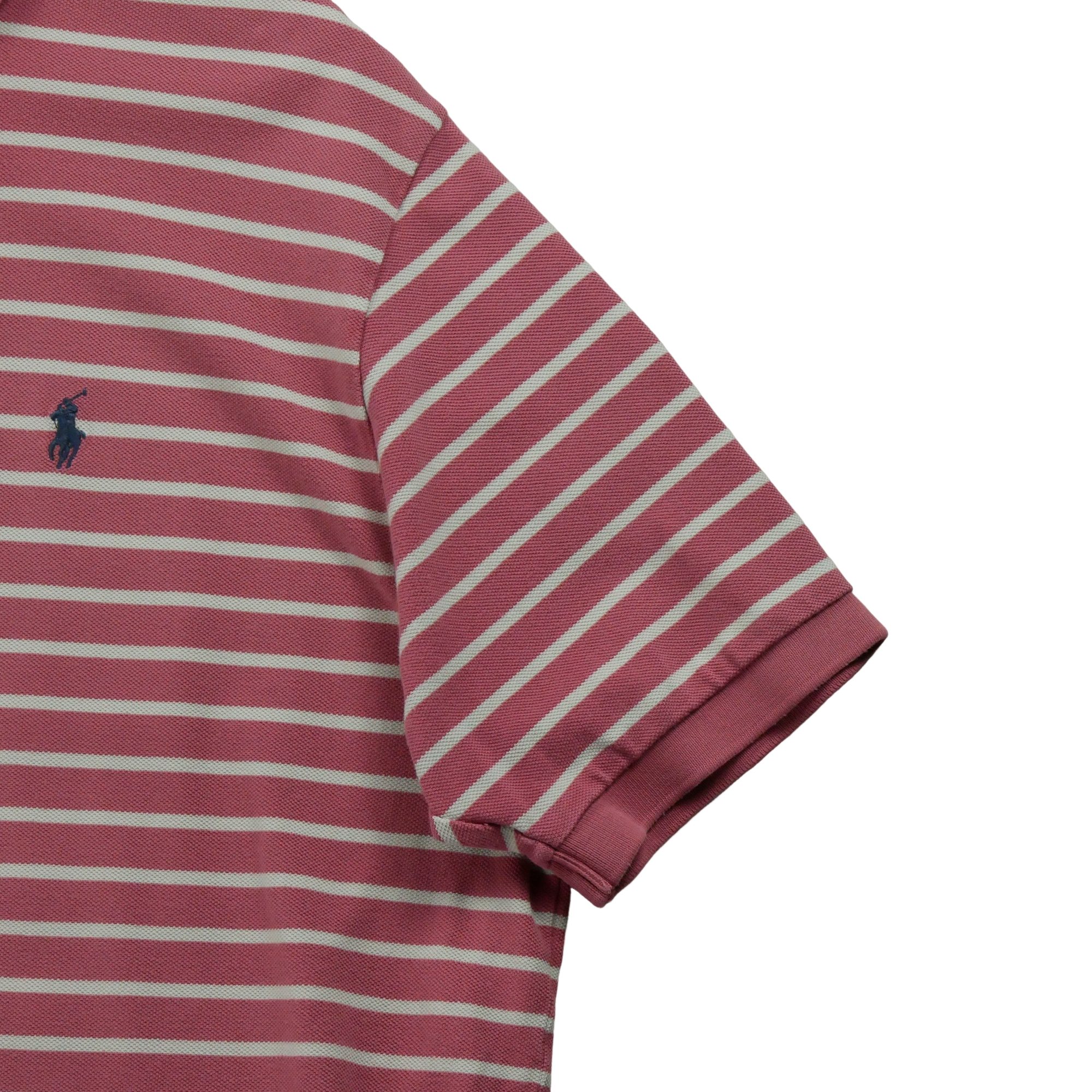 Polo manches courtes Homme  Rose 4