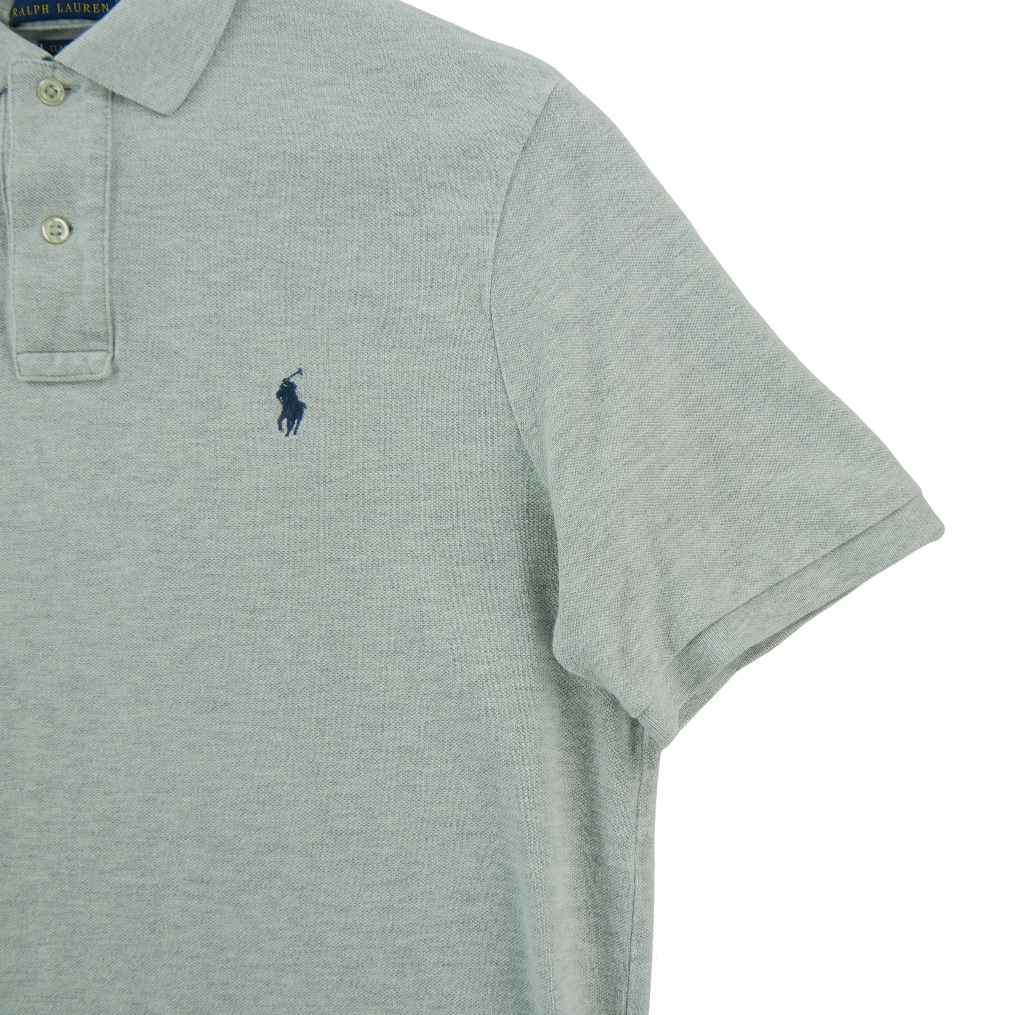 Polo manches courtes Homme  Gris 4