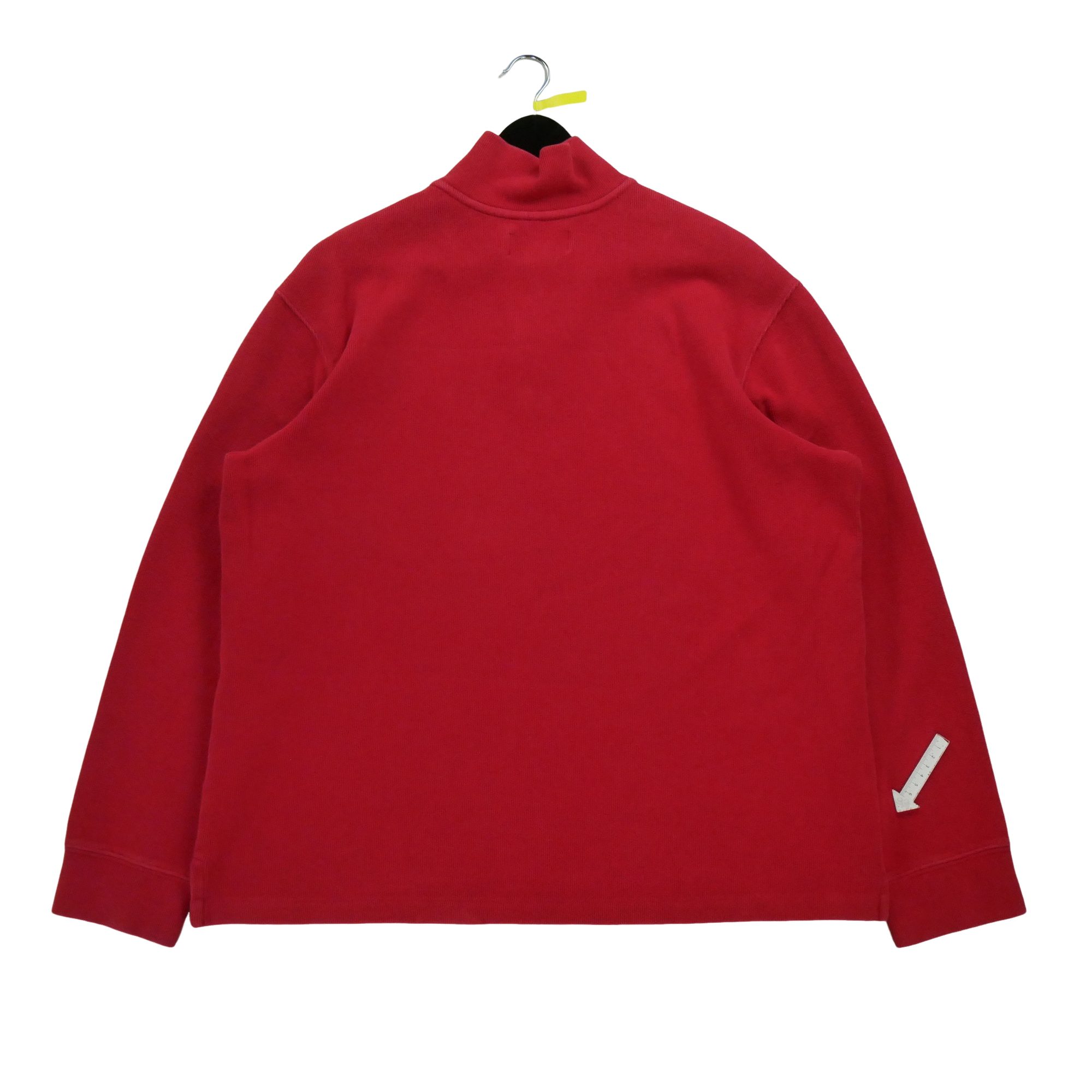 Pull Homme  demi-zippé Rouge 5
