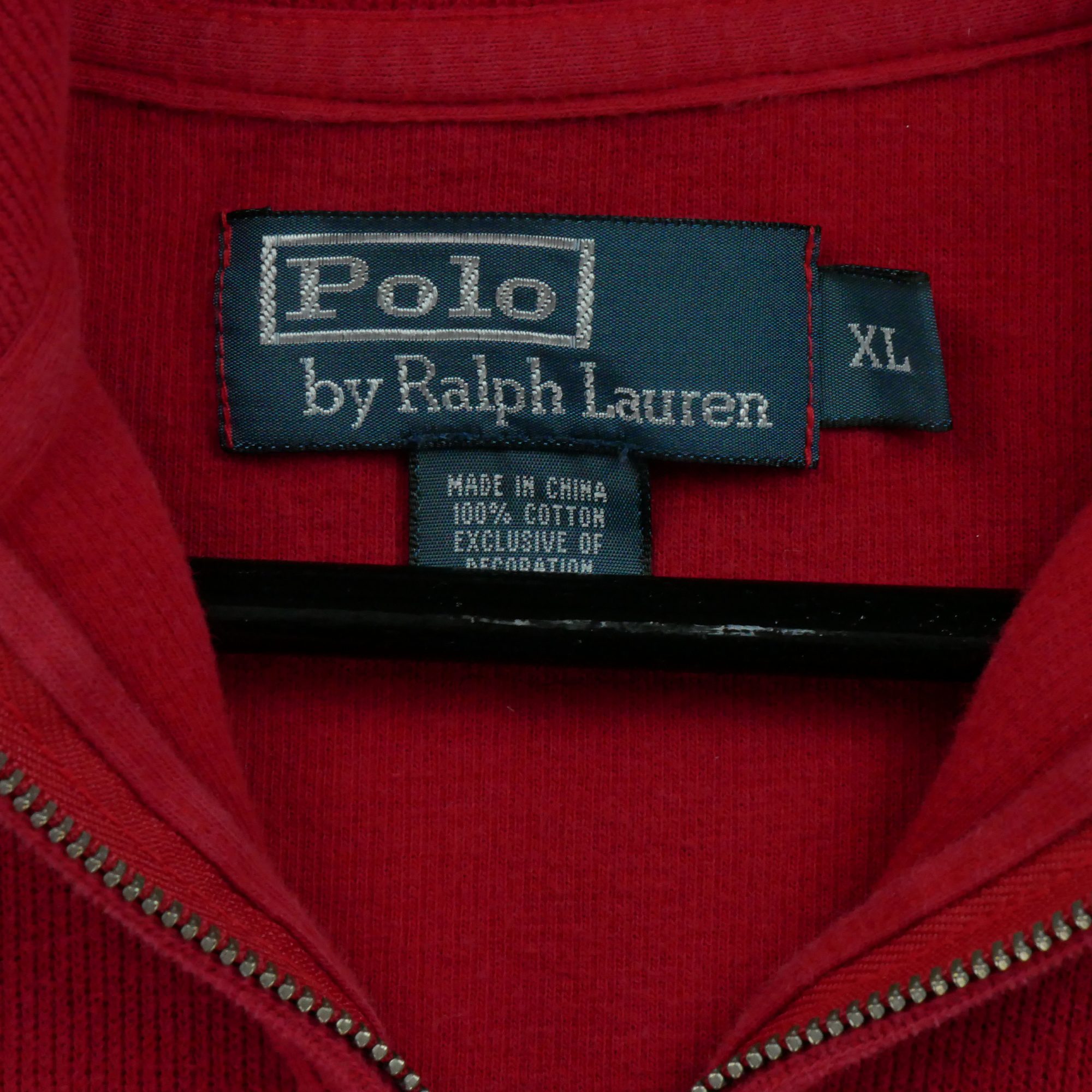 Pull Homme  demi-zippé Rouge 7