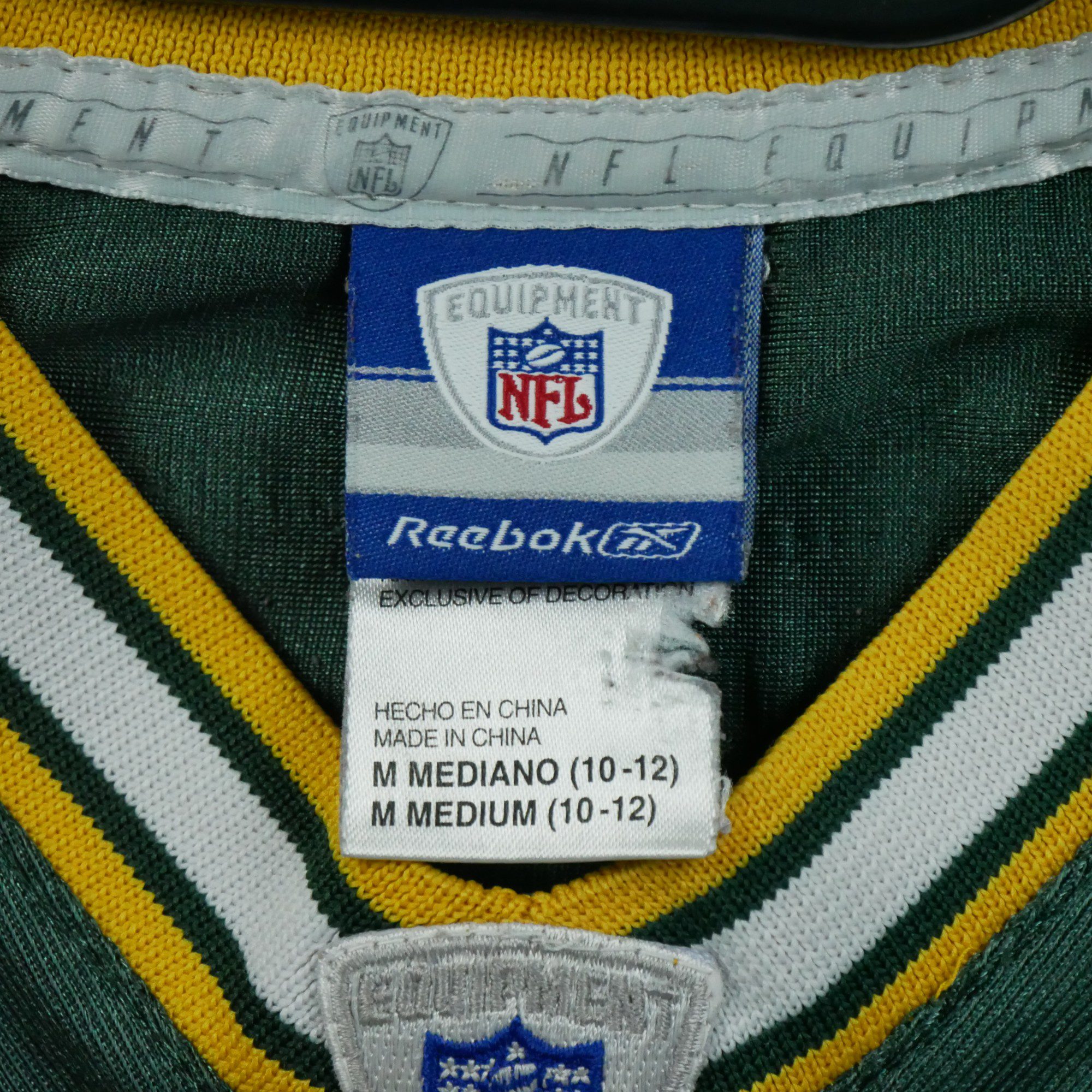 Maillot Reebok Green Bay Packers NFL 10