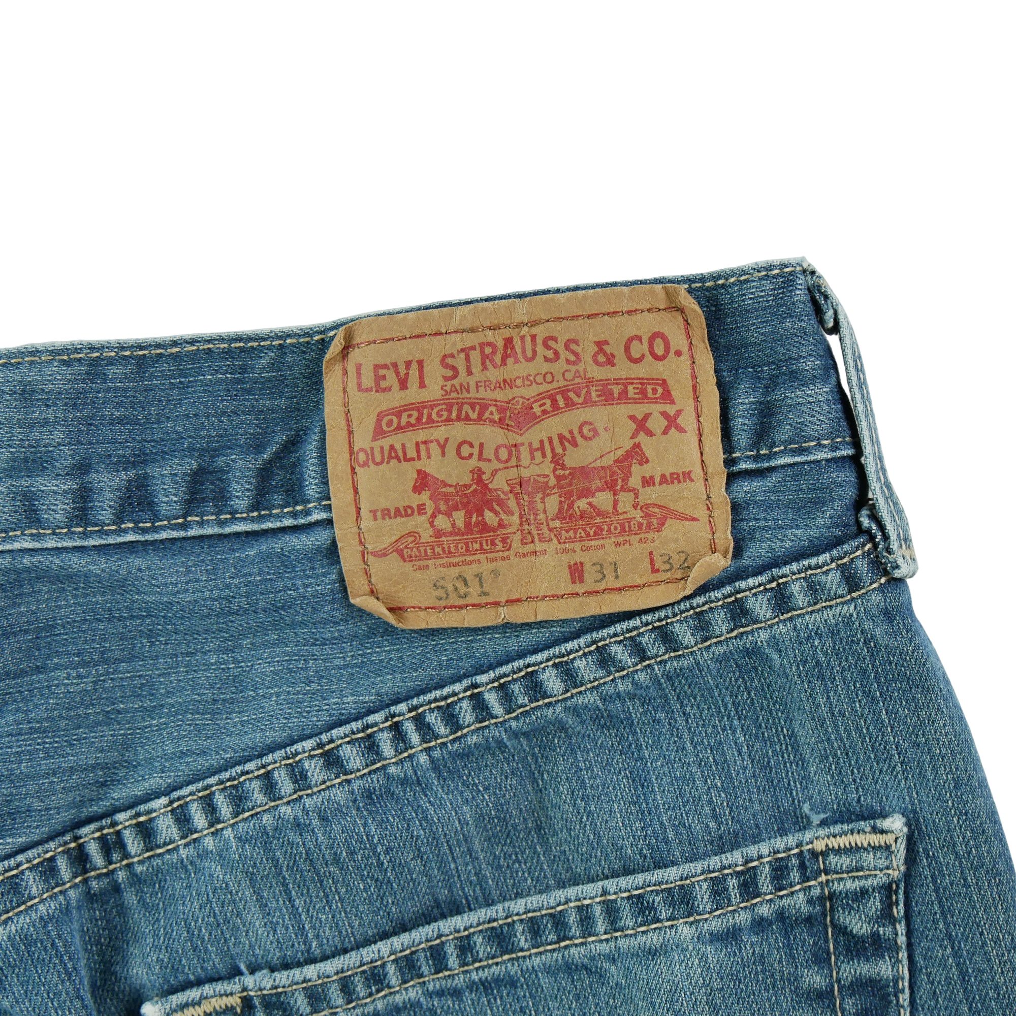 Jean Homme Levis 501 Bleu 8
