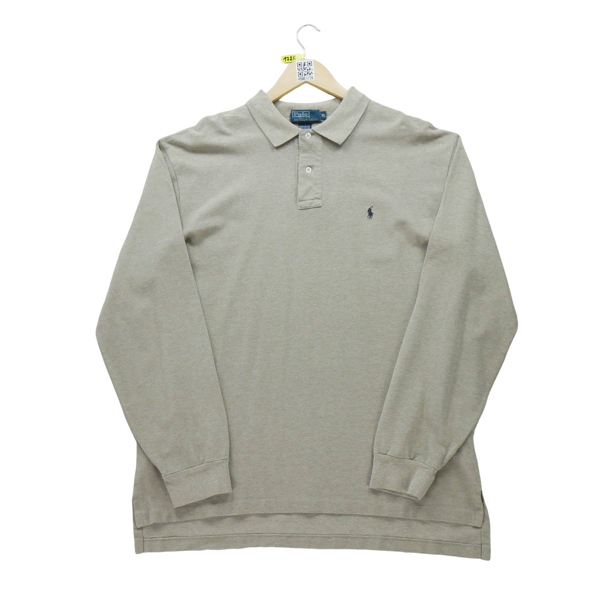 Polo manches longues Homme  Beige 1