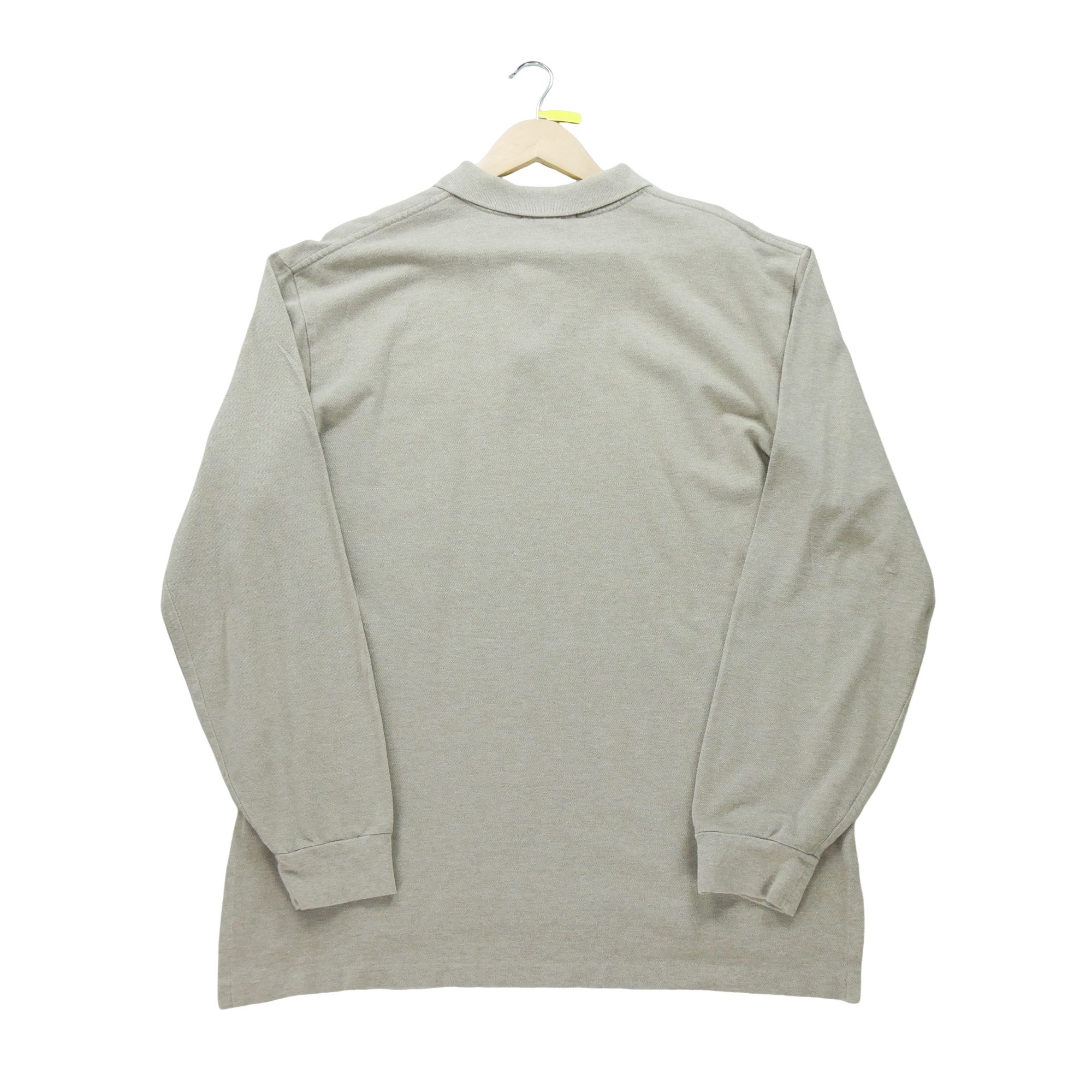 Polo manches longues Homme  Beige 2
