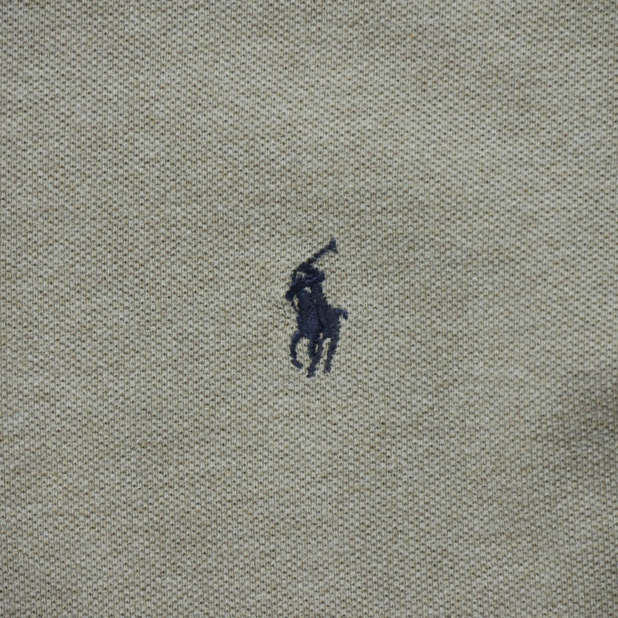 Polo manches longues Homme  Beige 4