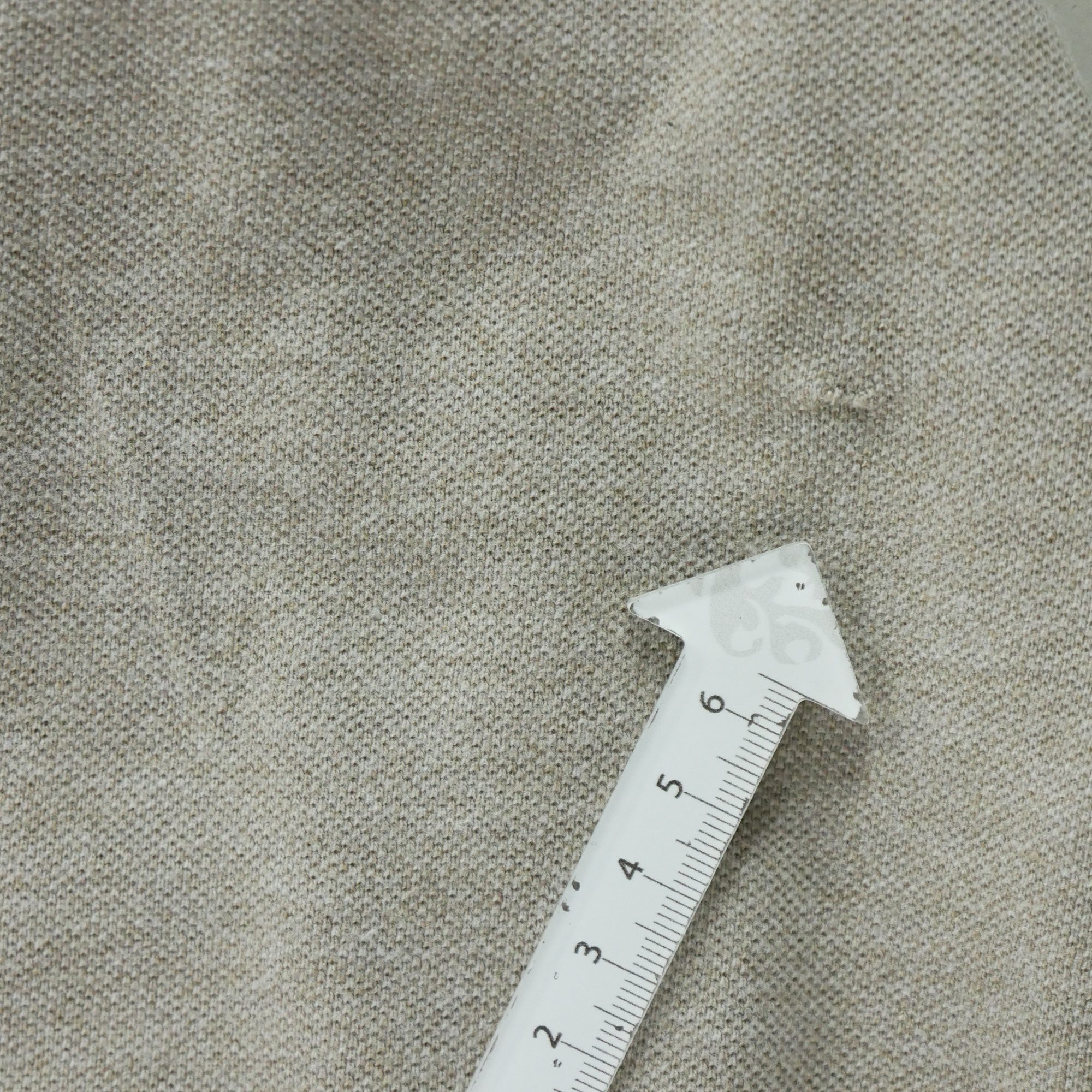 Polo manches longues Homme  Beige 7