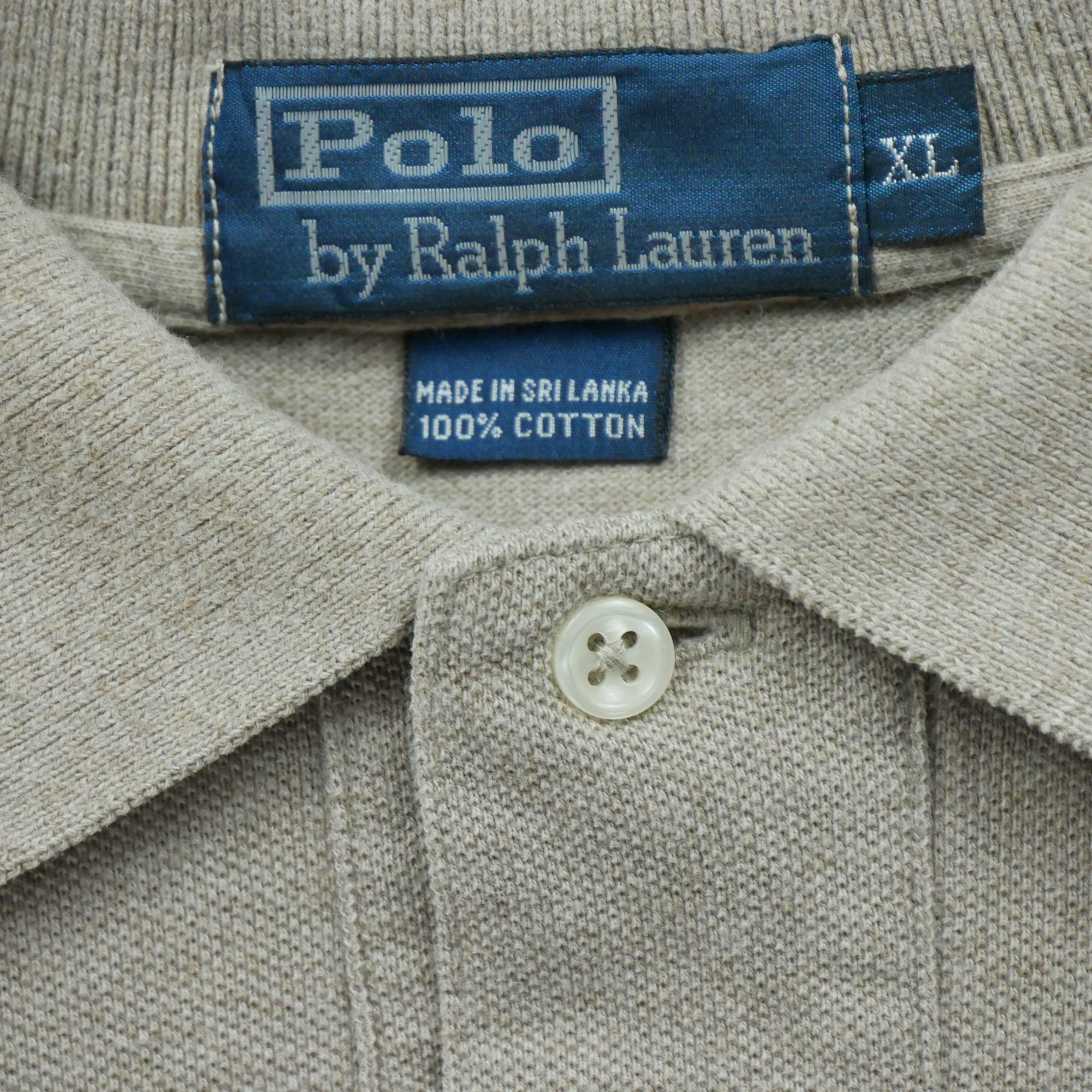 Polo manches longues Homme  Beige 9