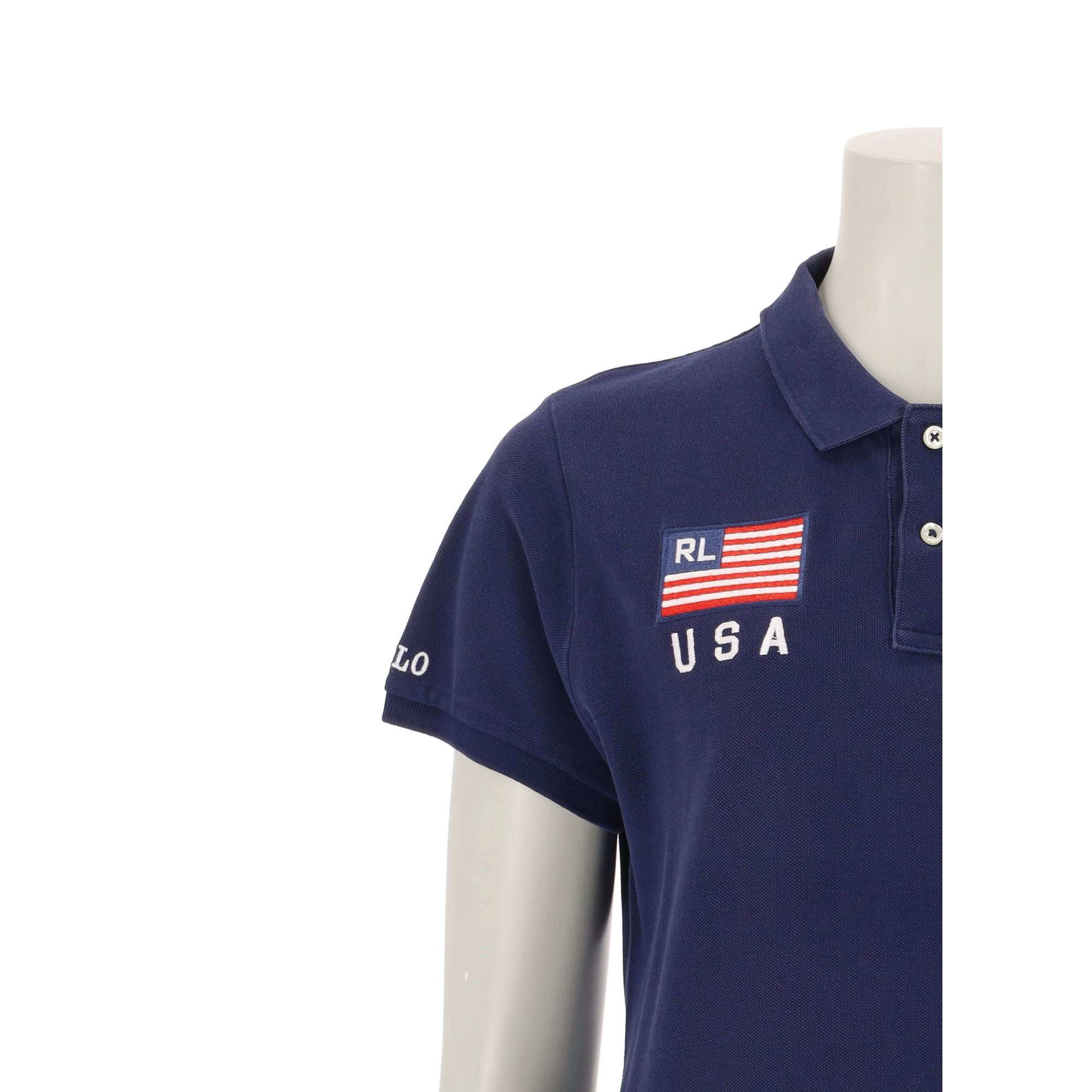 Polo manches courtes Femme  USA Flag 6