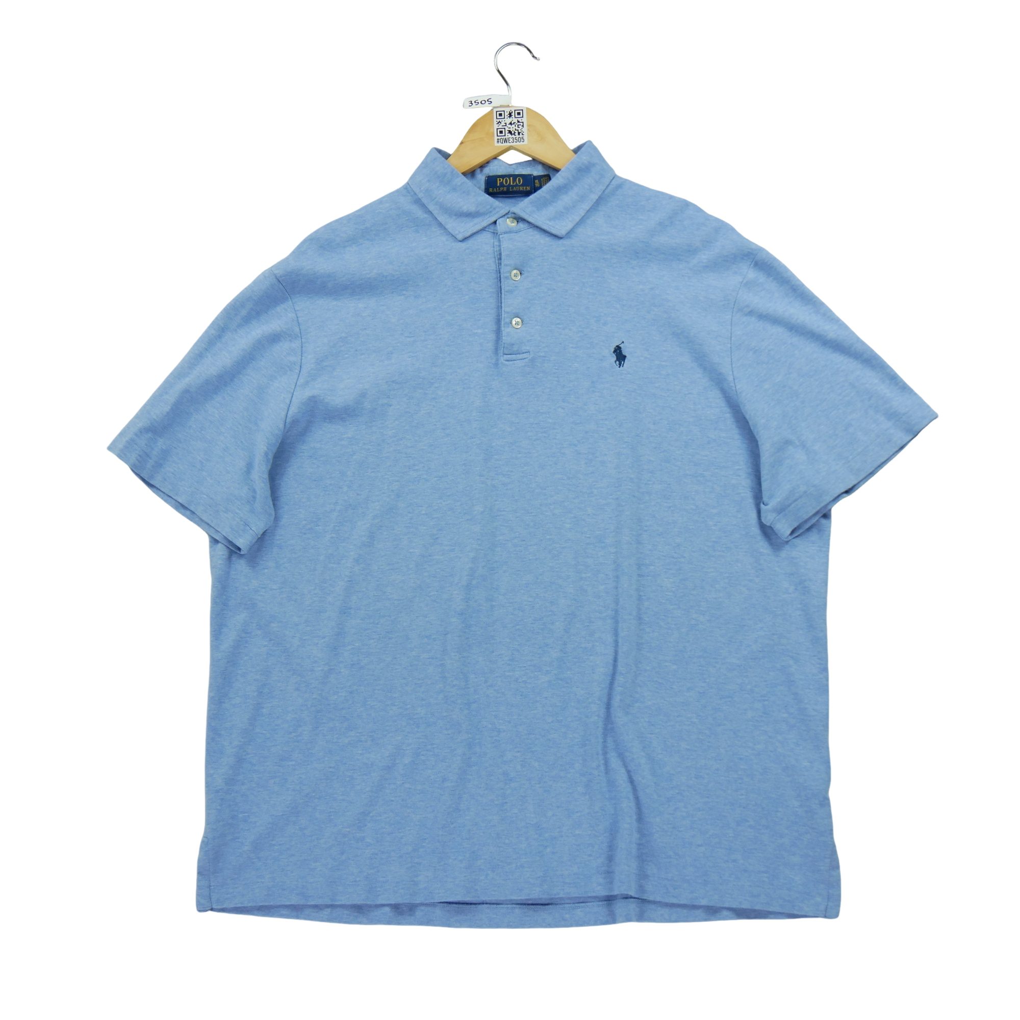 Polo manches courtes Homme  Bleu clair 2