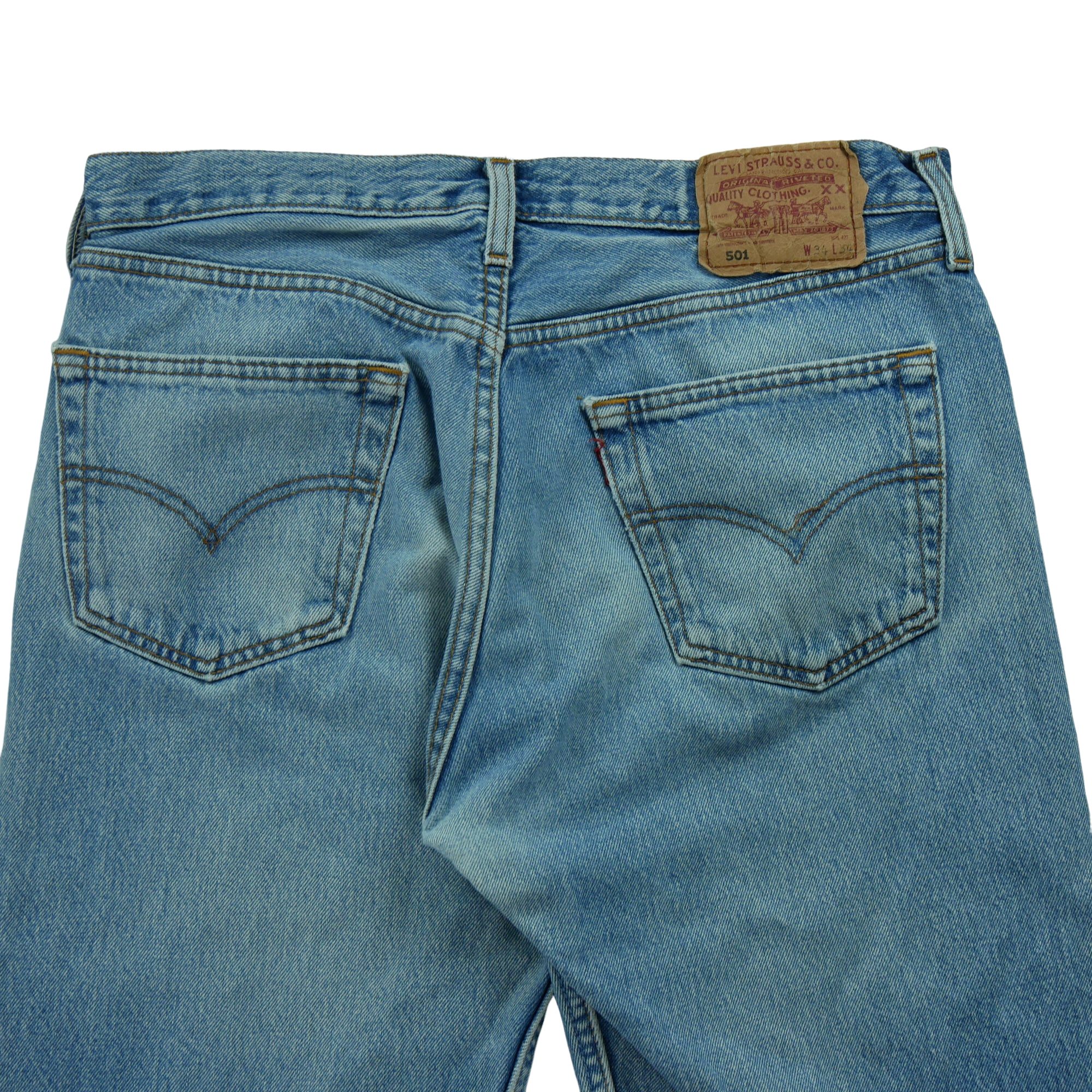 Jean Homme Levis 501 Bleu 4