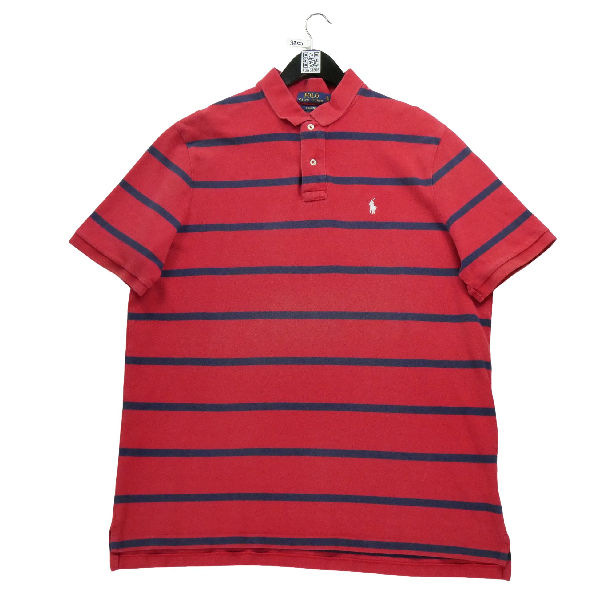 Polo manches courtes Homme  Rouge 2