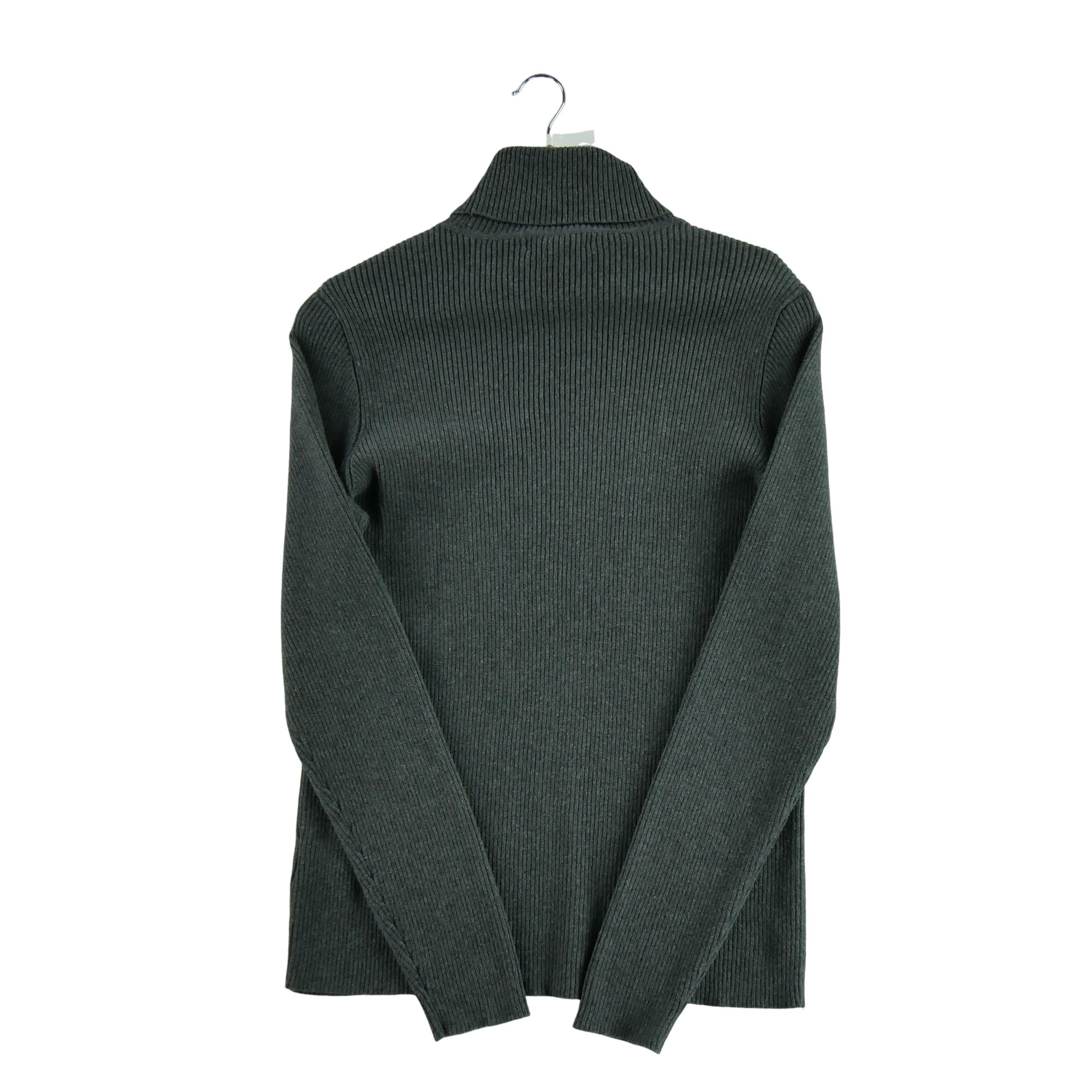 Pull Femme  col roulé Gris 2