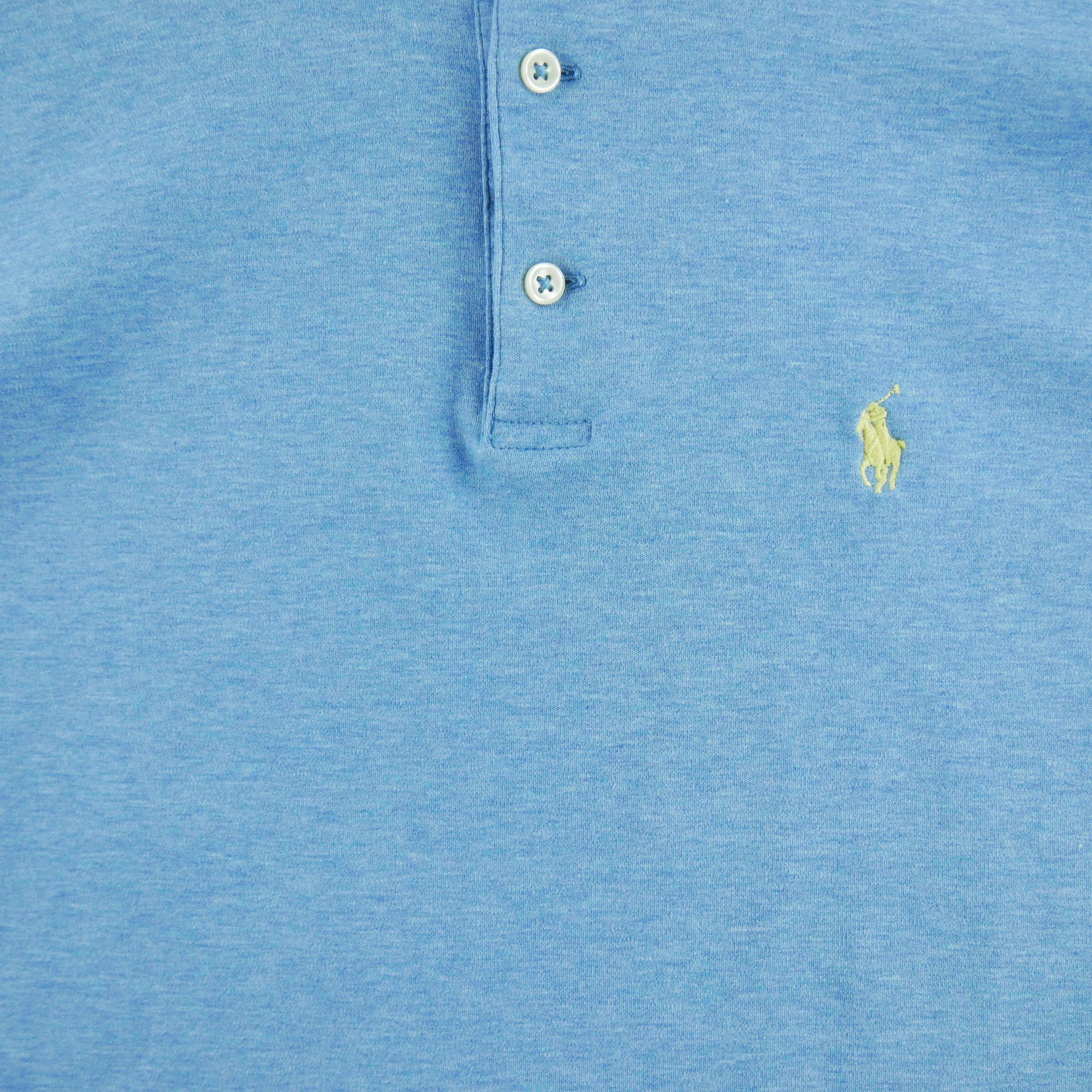 Polo manches courtes Homme  Bleu clair 4
