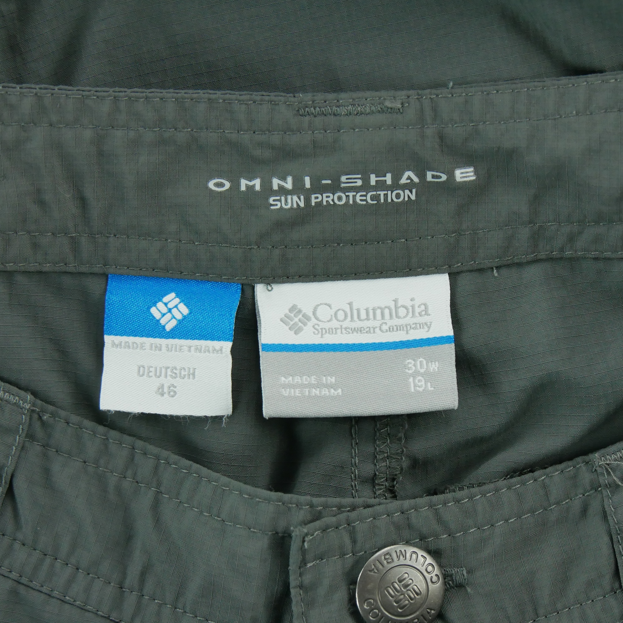 Bermuda Homme  Omni-Shade Gris 6