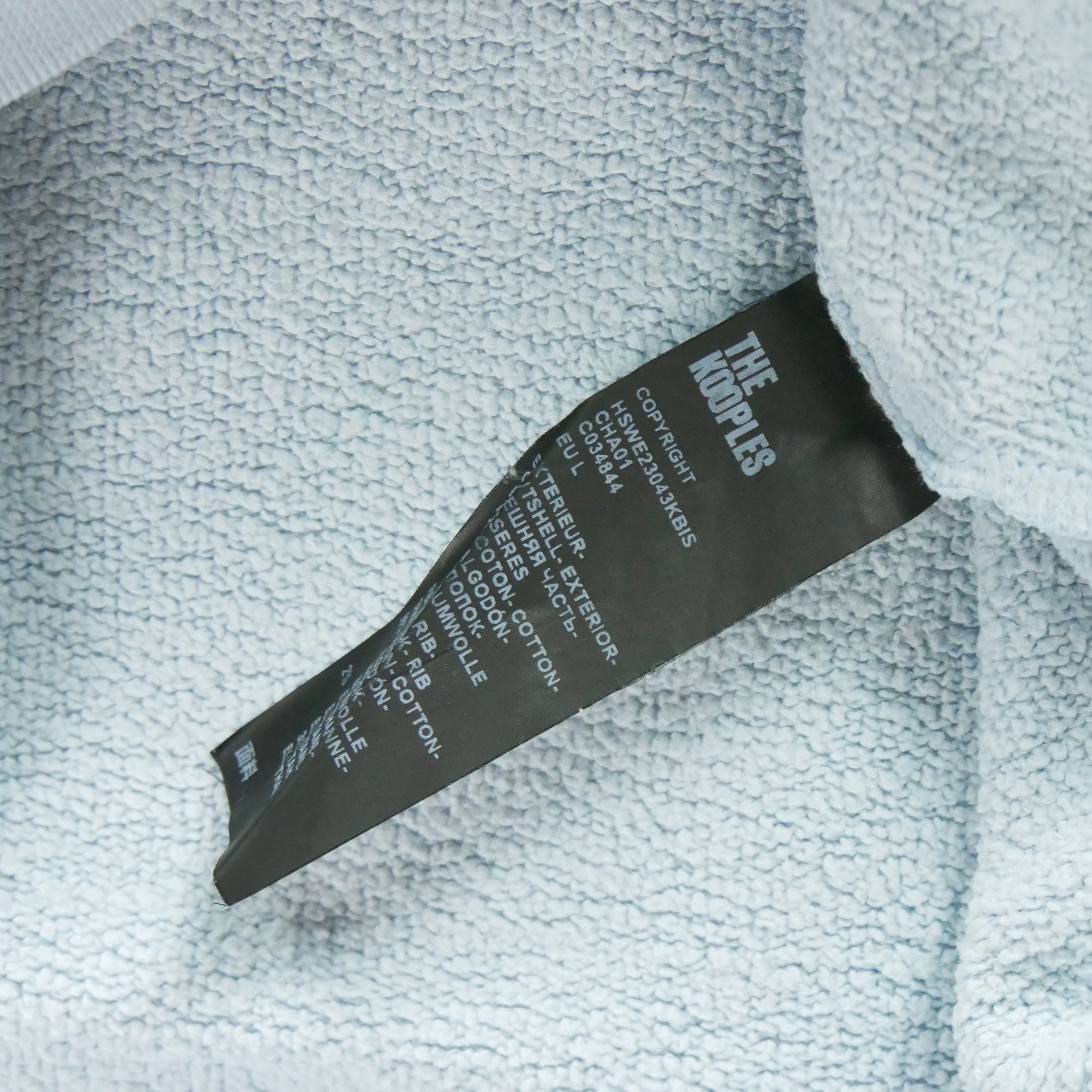 Sweat à capuche Homme  Bleu clair 12