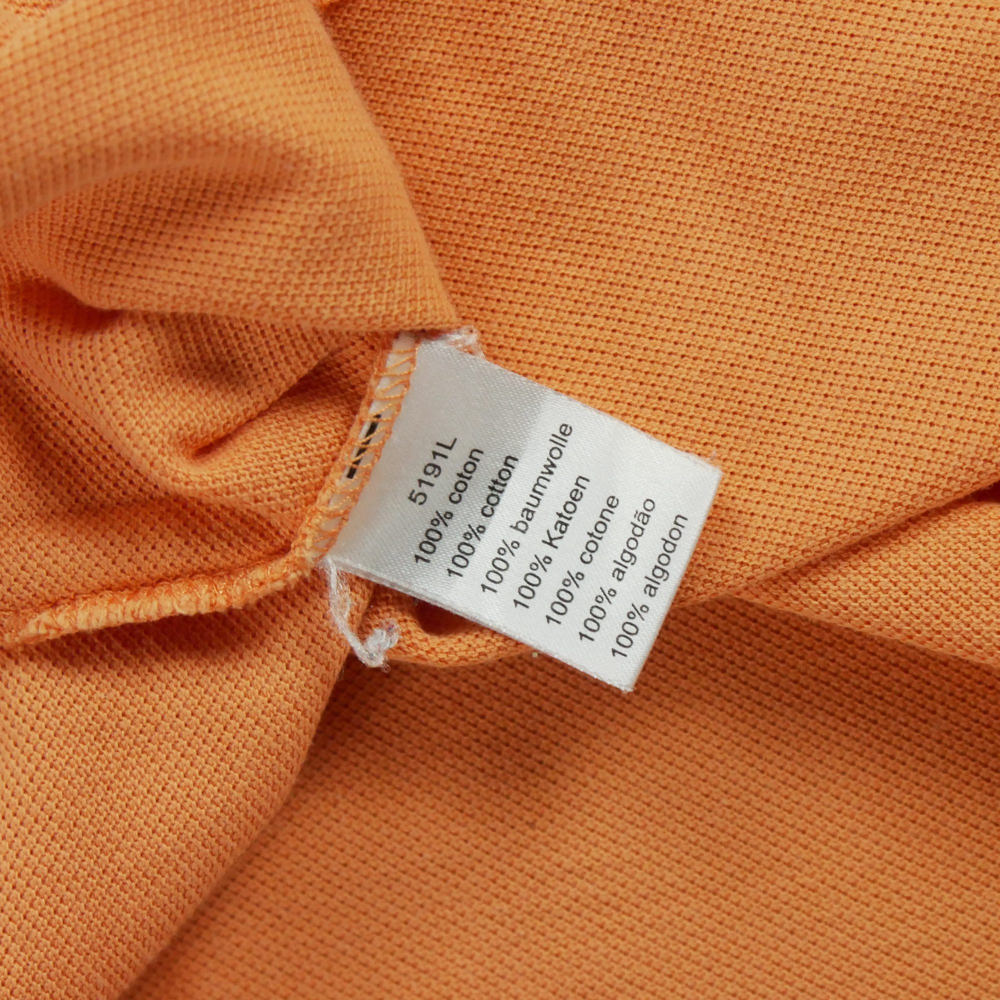 Polo manches courtes Homme  Orange 7