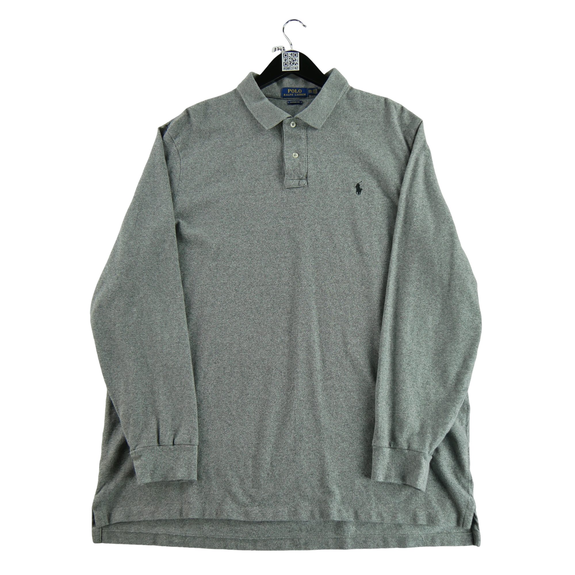 Polo manches longues Homme  Gris - Excellent état