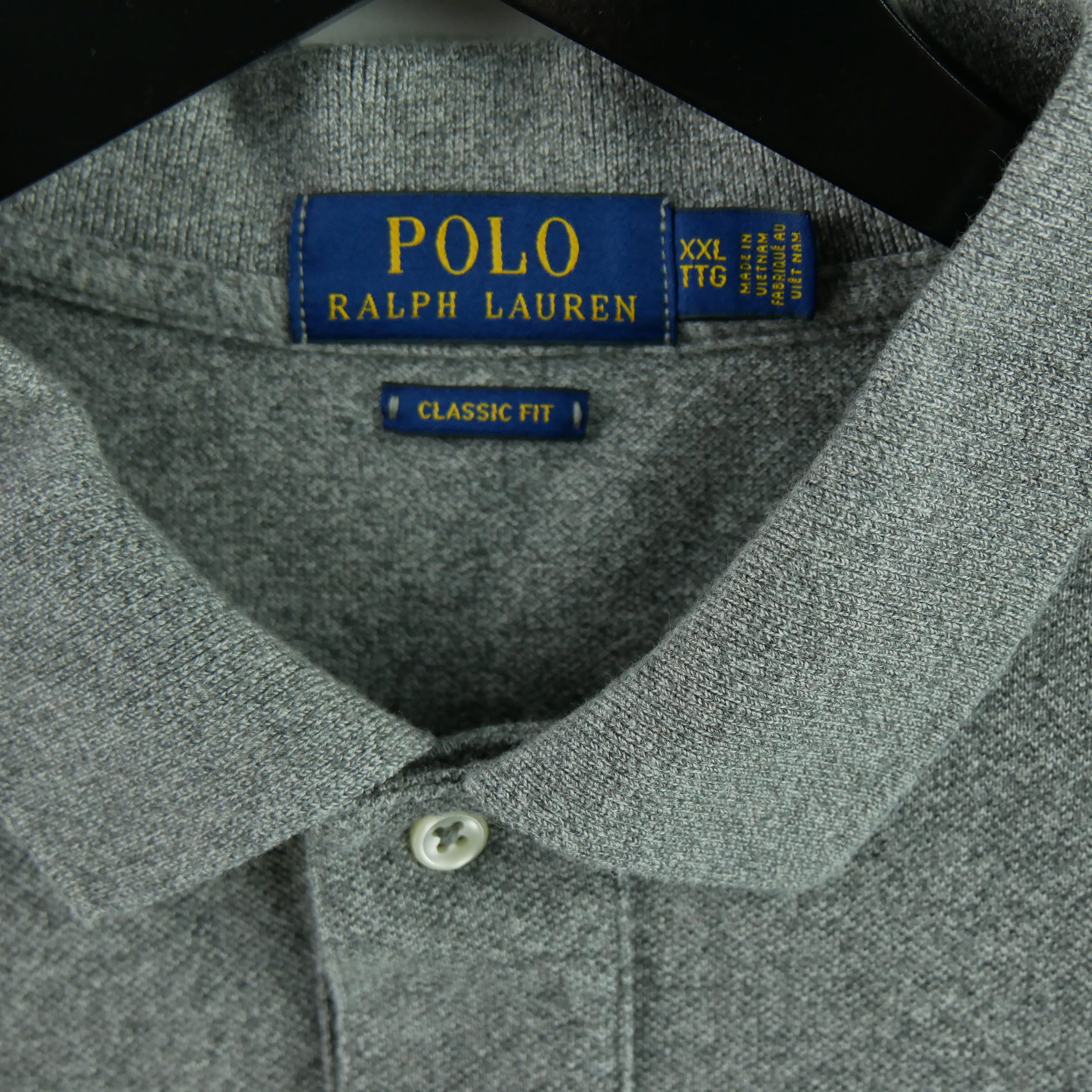 Polo manches longues Homme  Gris 5