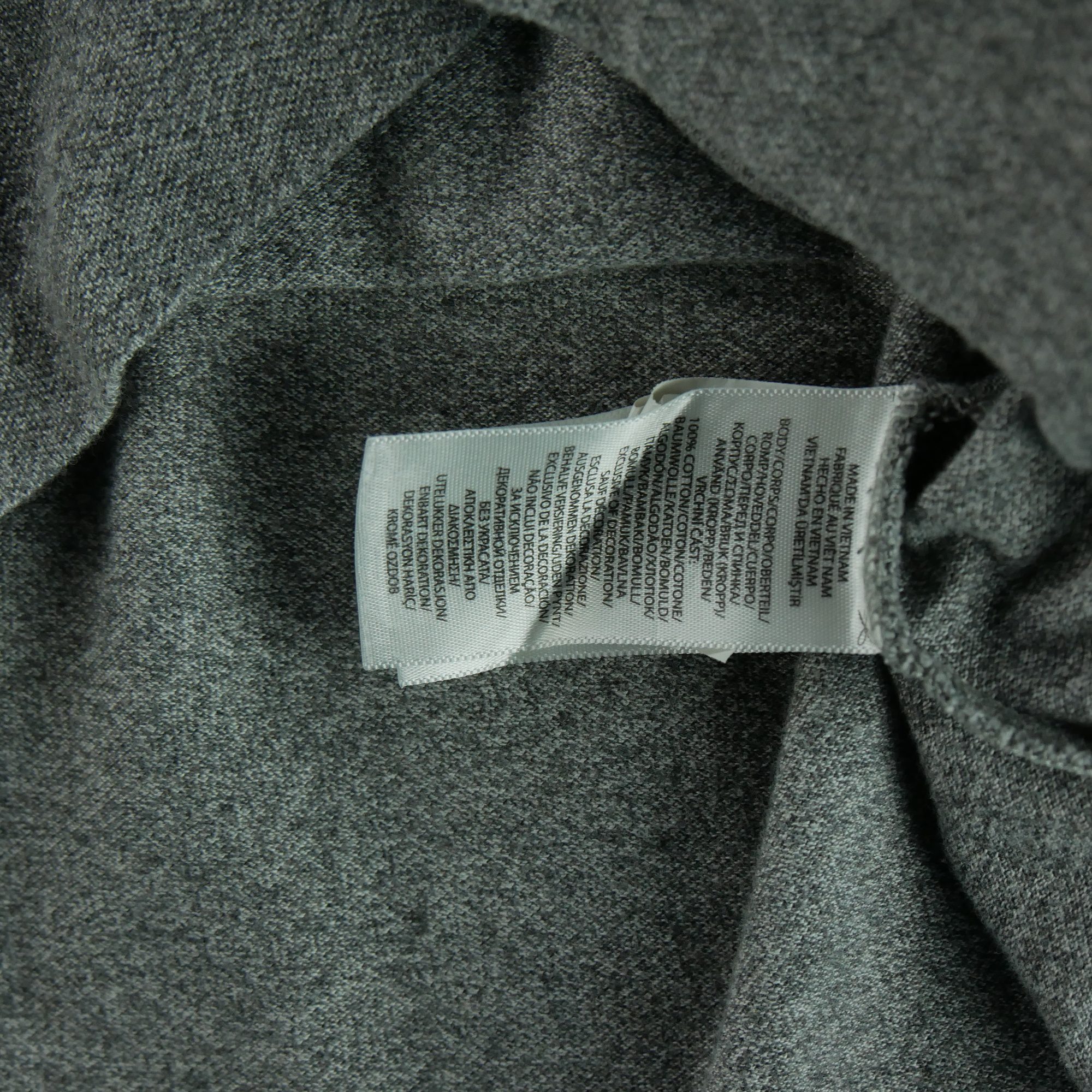 Polo manches longues Homme  Gris 6