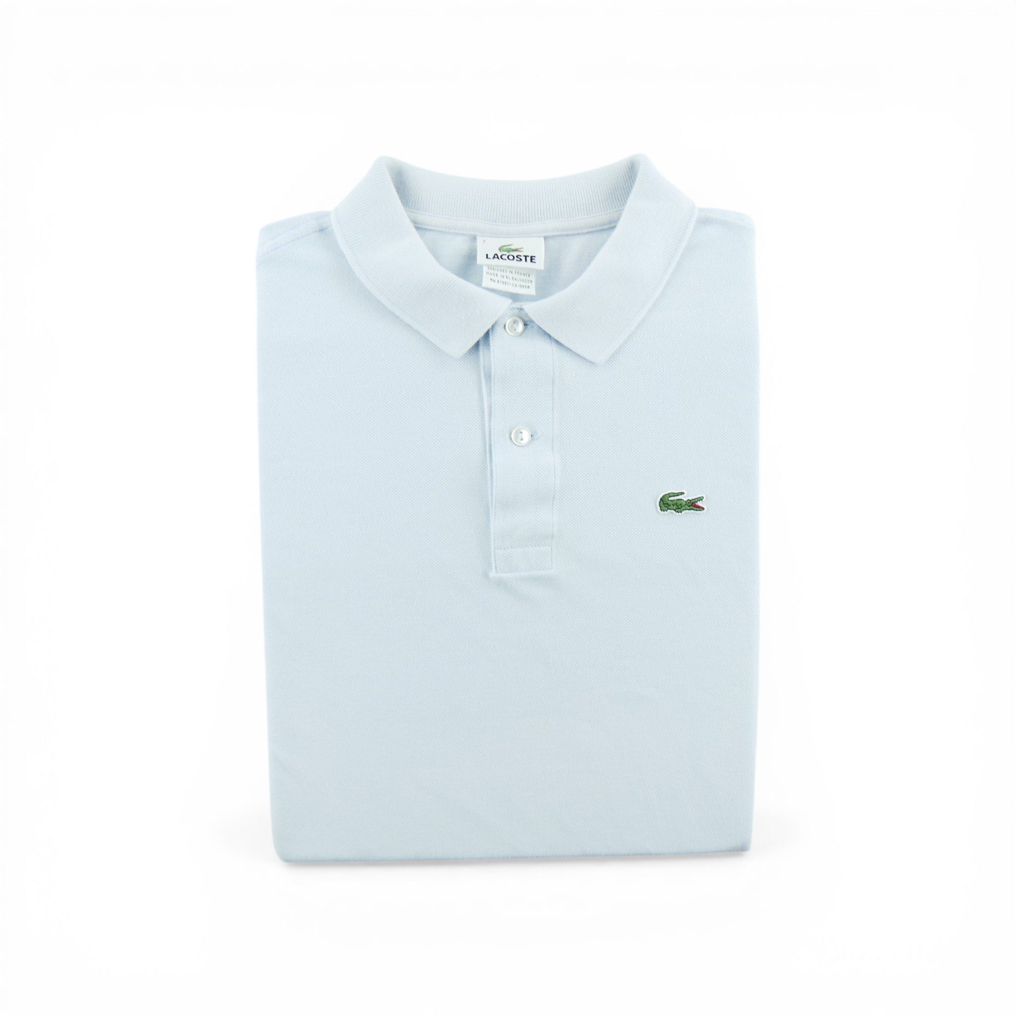 Polo manches courtes Homme Bleu clair - Bon état