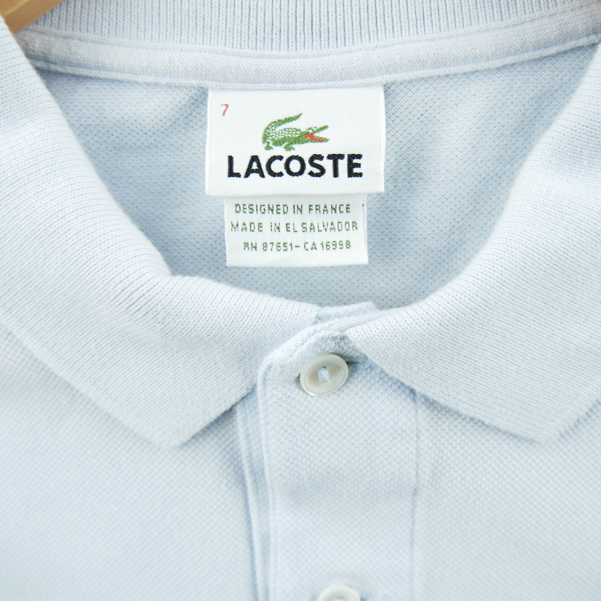 Polo manches courtes Homme  Bleu clair 8