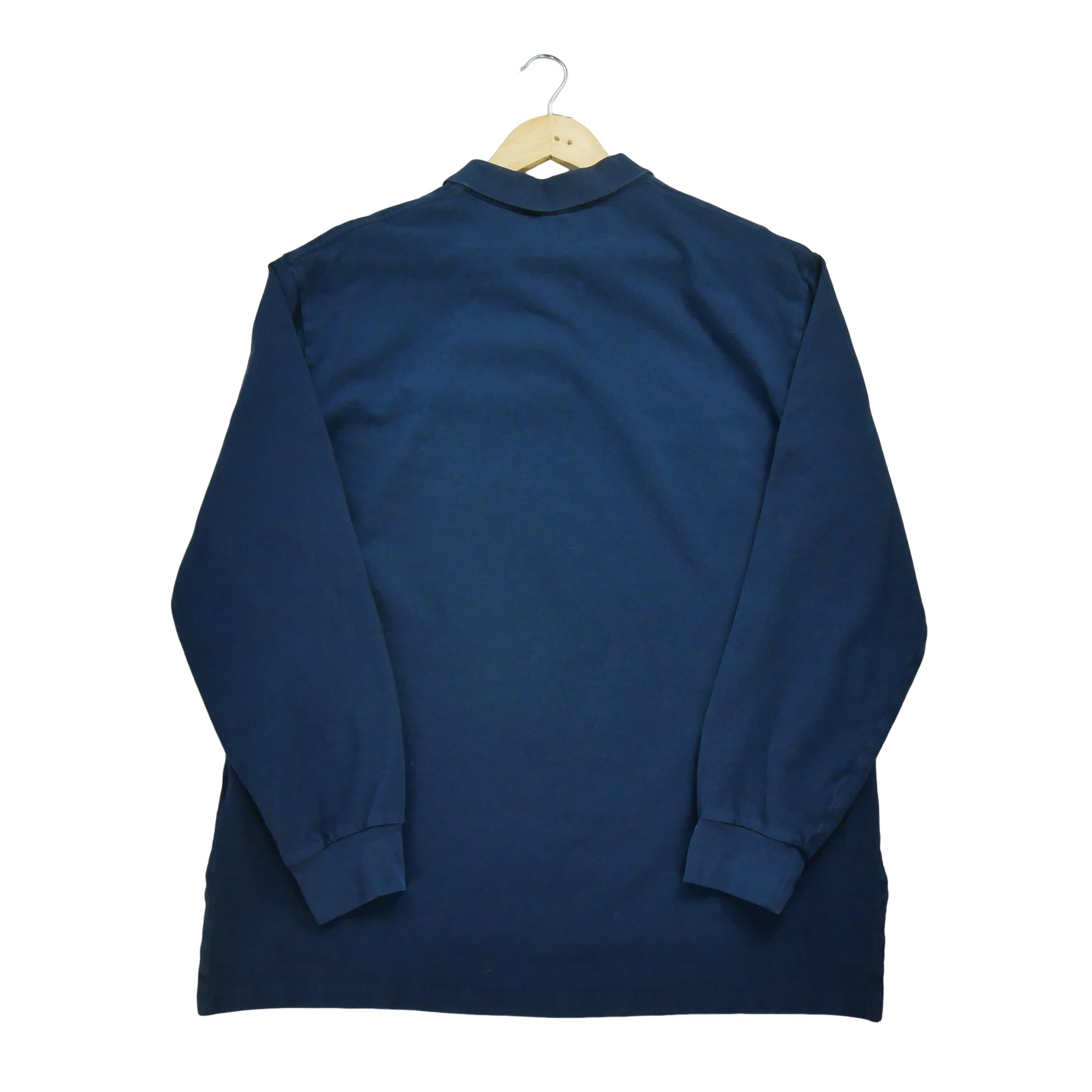 Polo manches longues Homme  Marine 3