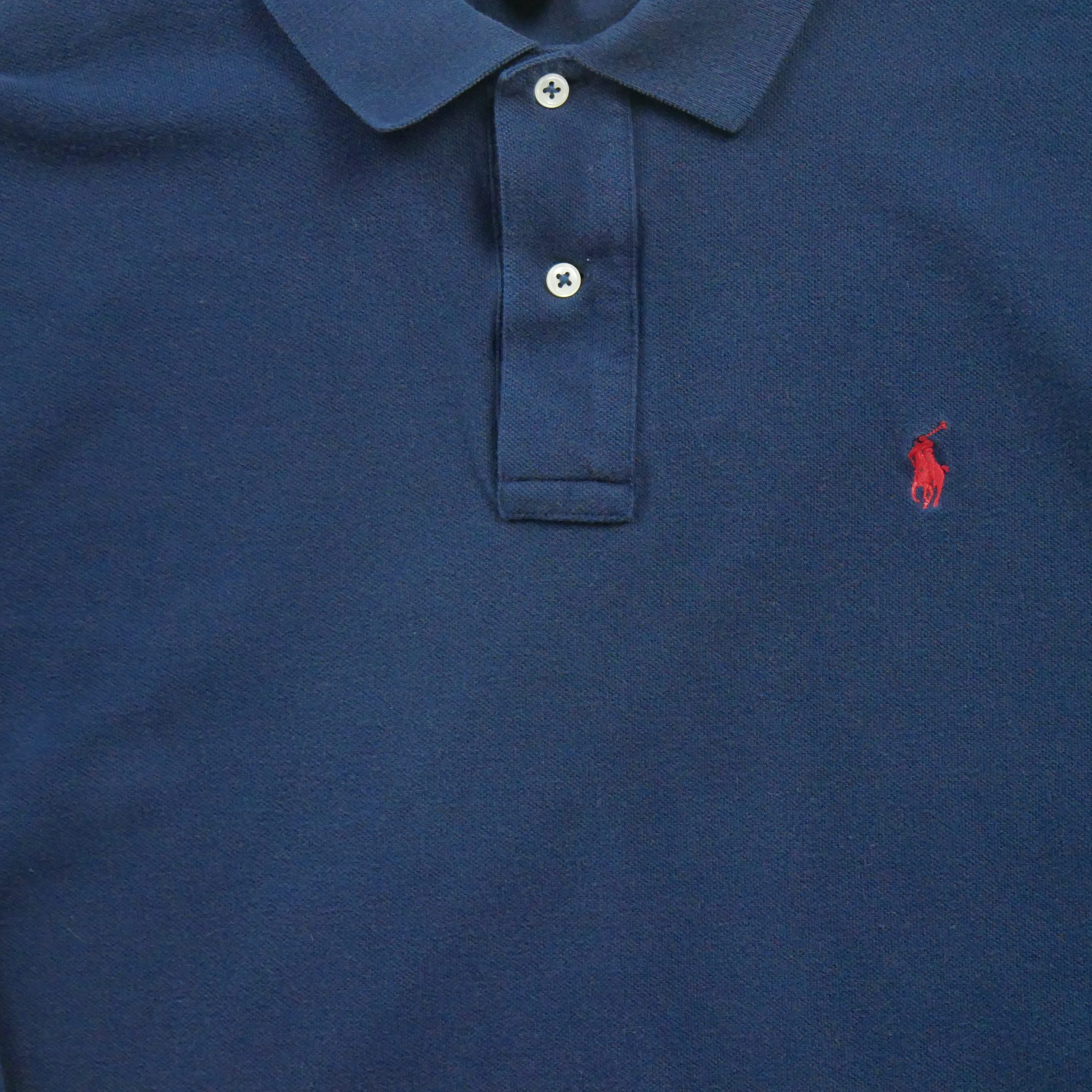 Polo manches longues Homme  Marine 4