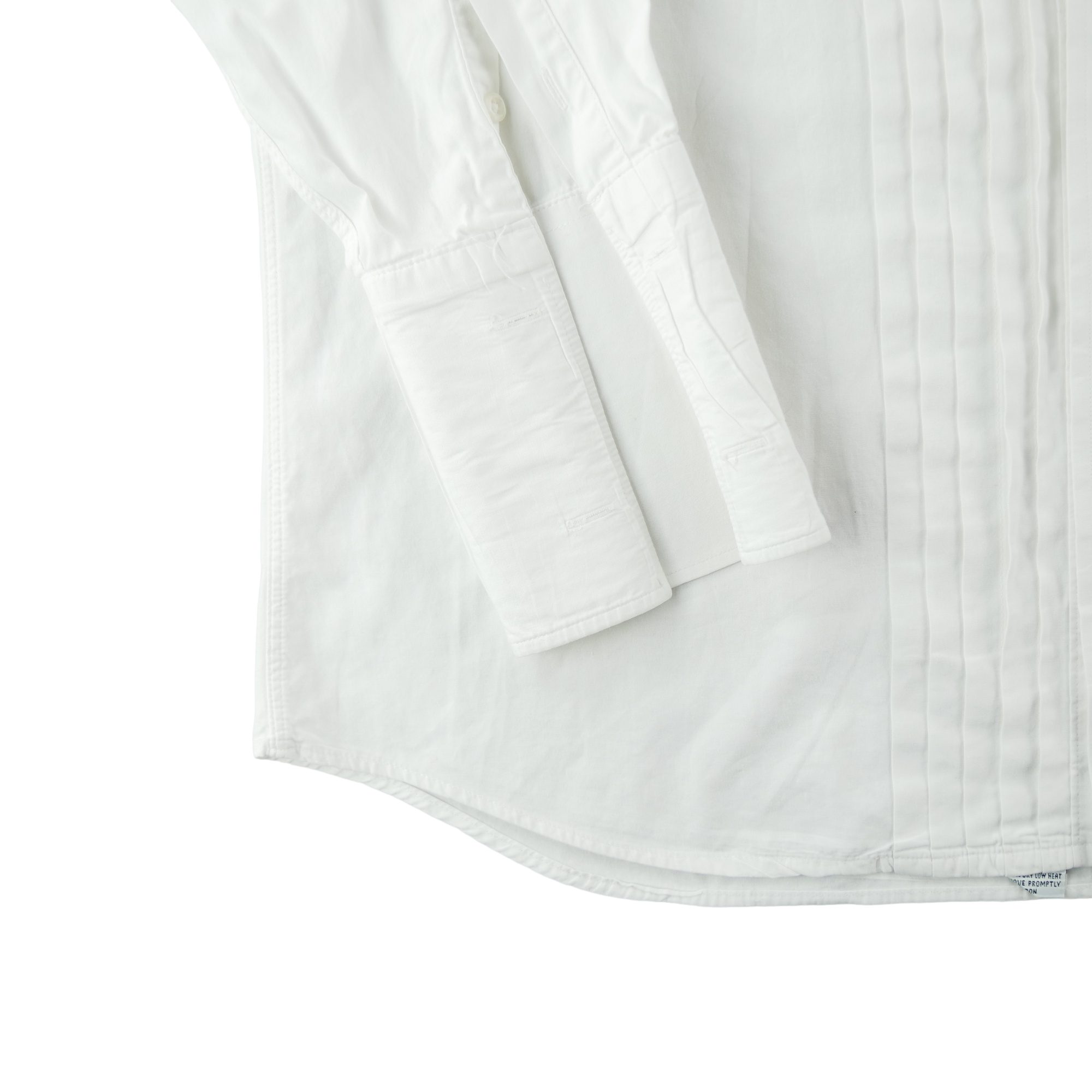 Chemise classiques Homme uni Blanc 5
