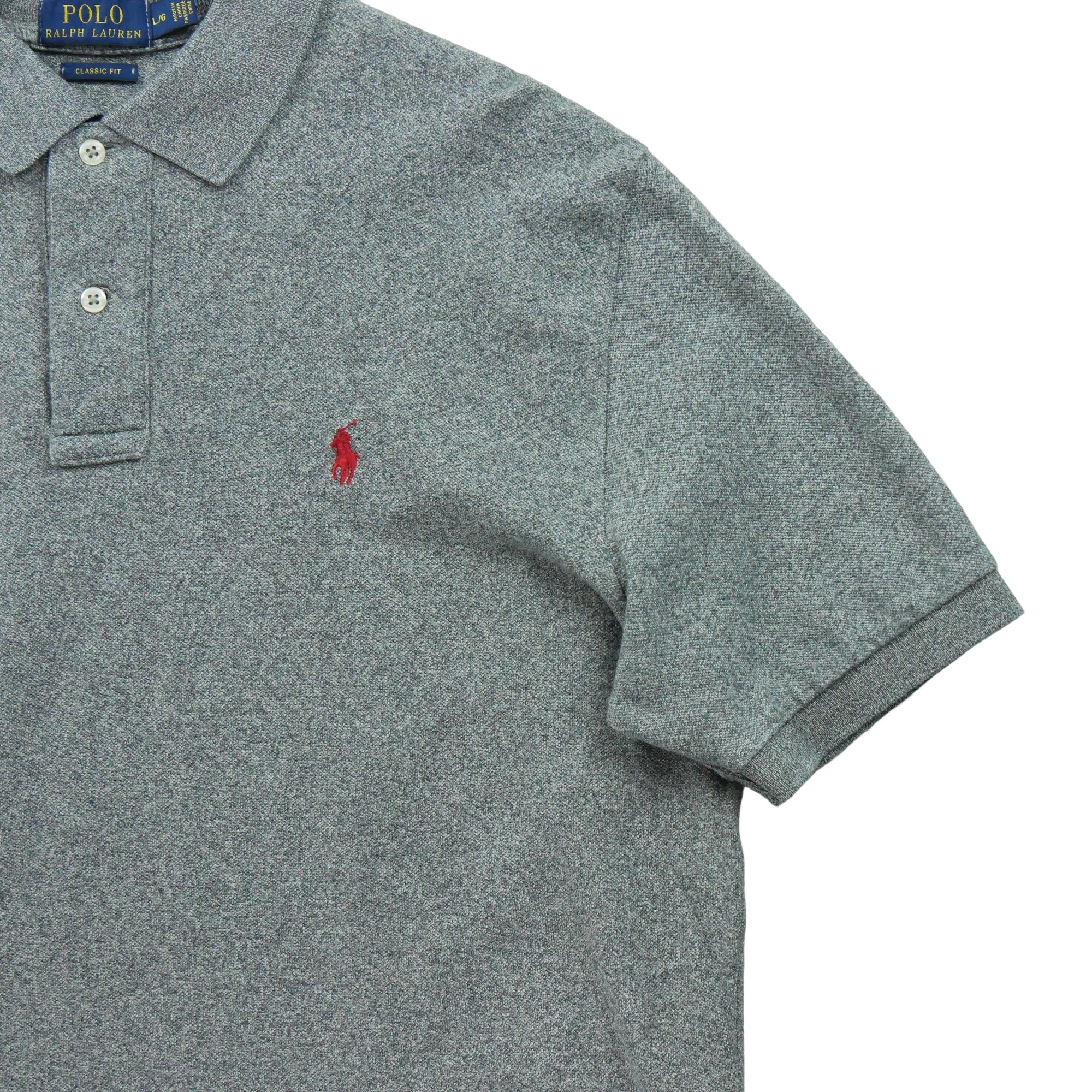 Polo manches courtes Homme  Gris 4