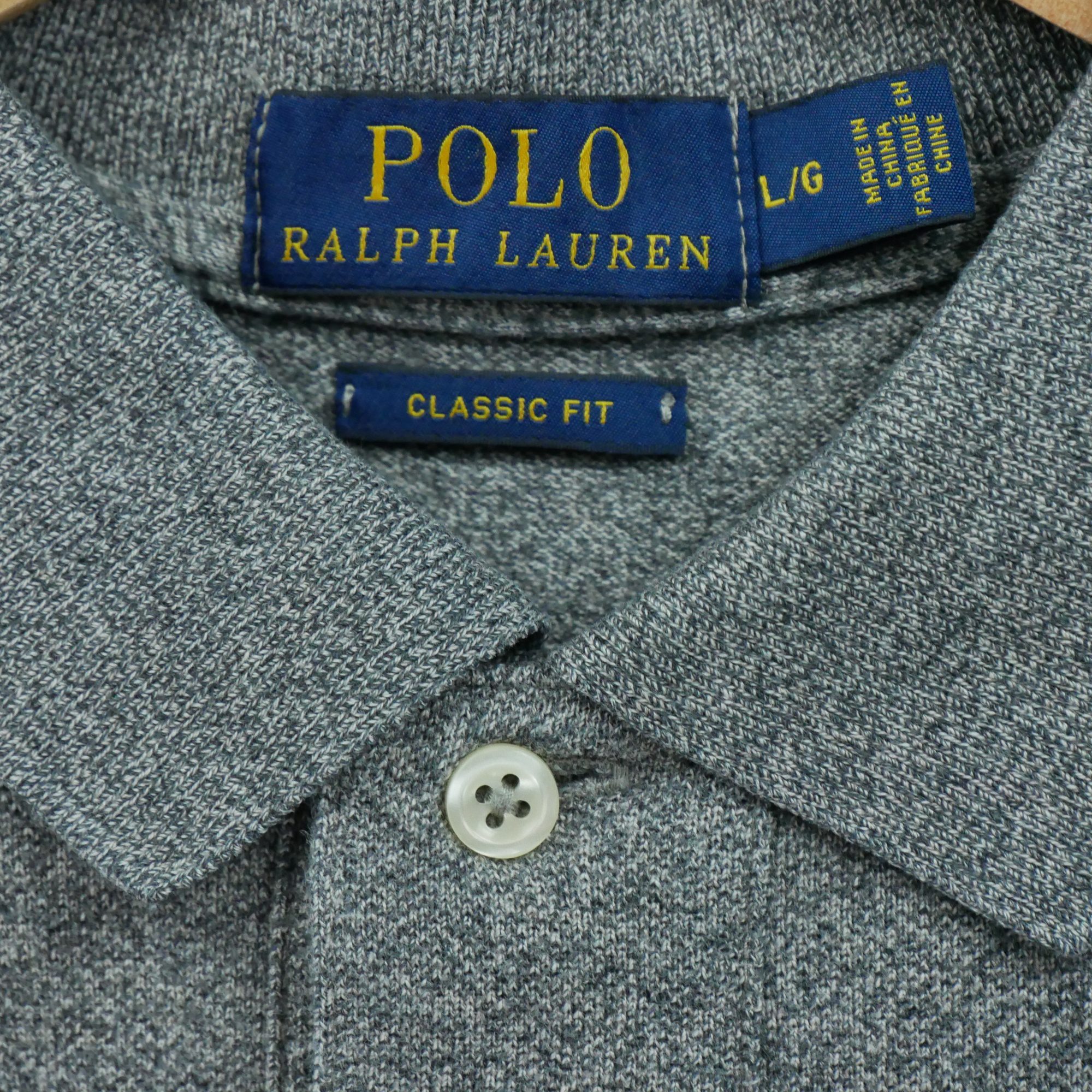 Polo manches courtes Homme  Gris 5