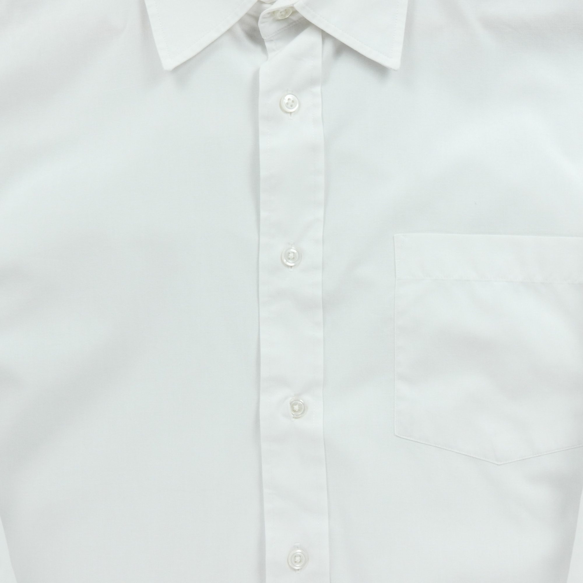 Chemise classique Homme uni Blanc 4
