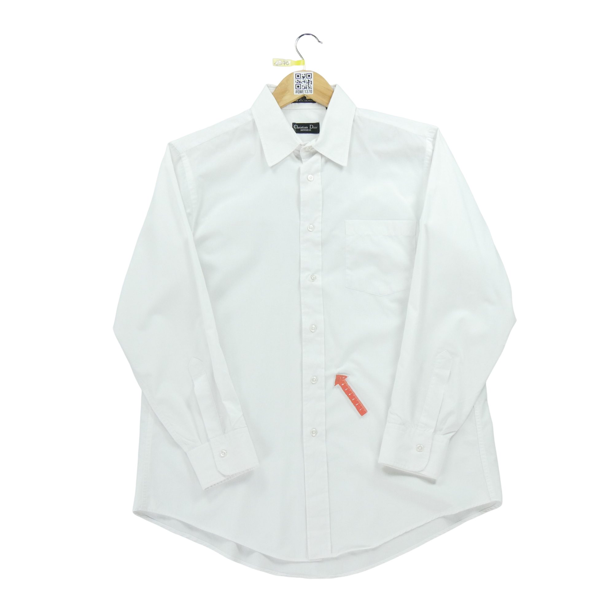 Chemise classique Homme uni Blanc 6