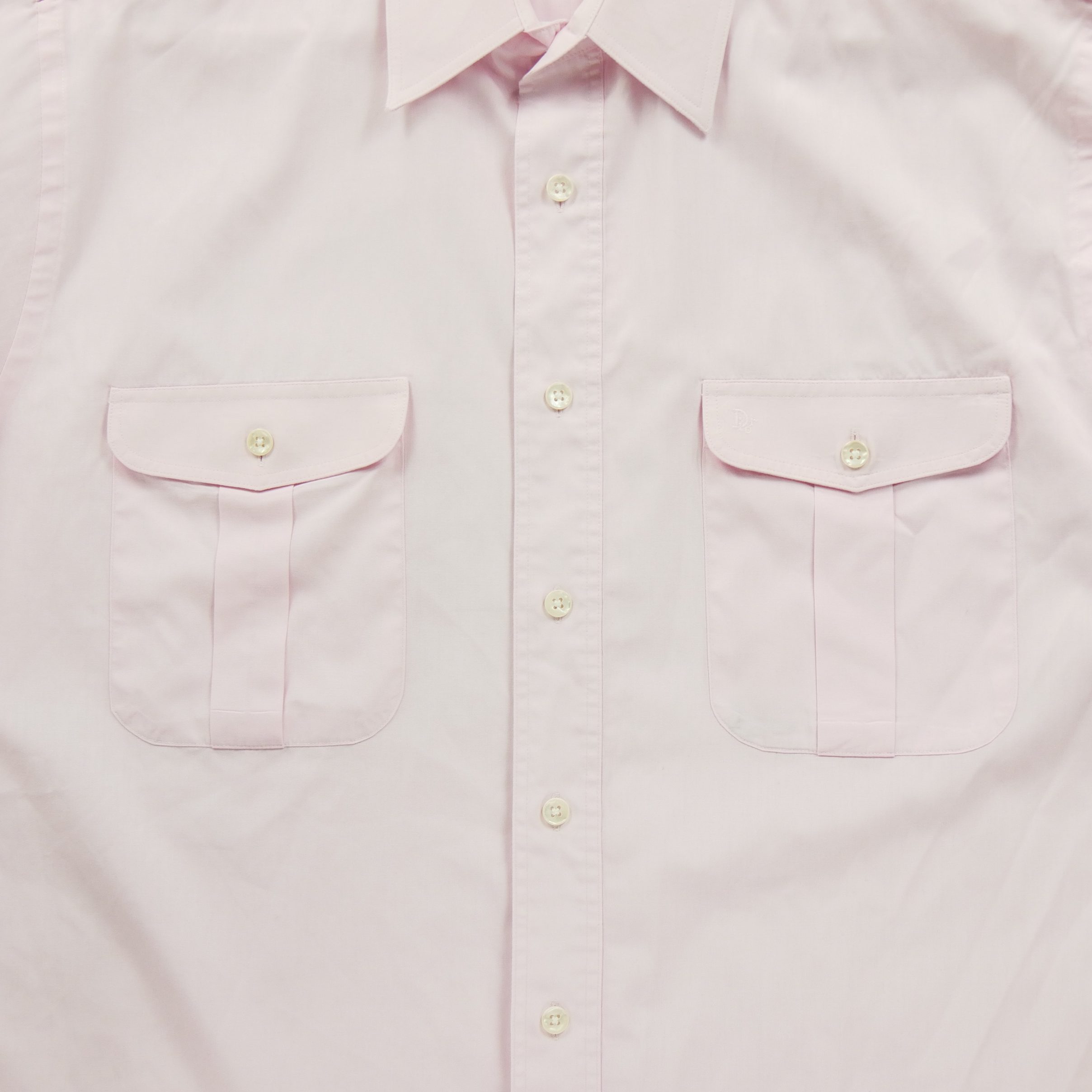 Chemise classiques Homme uni Rose 4