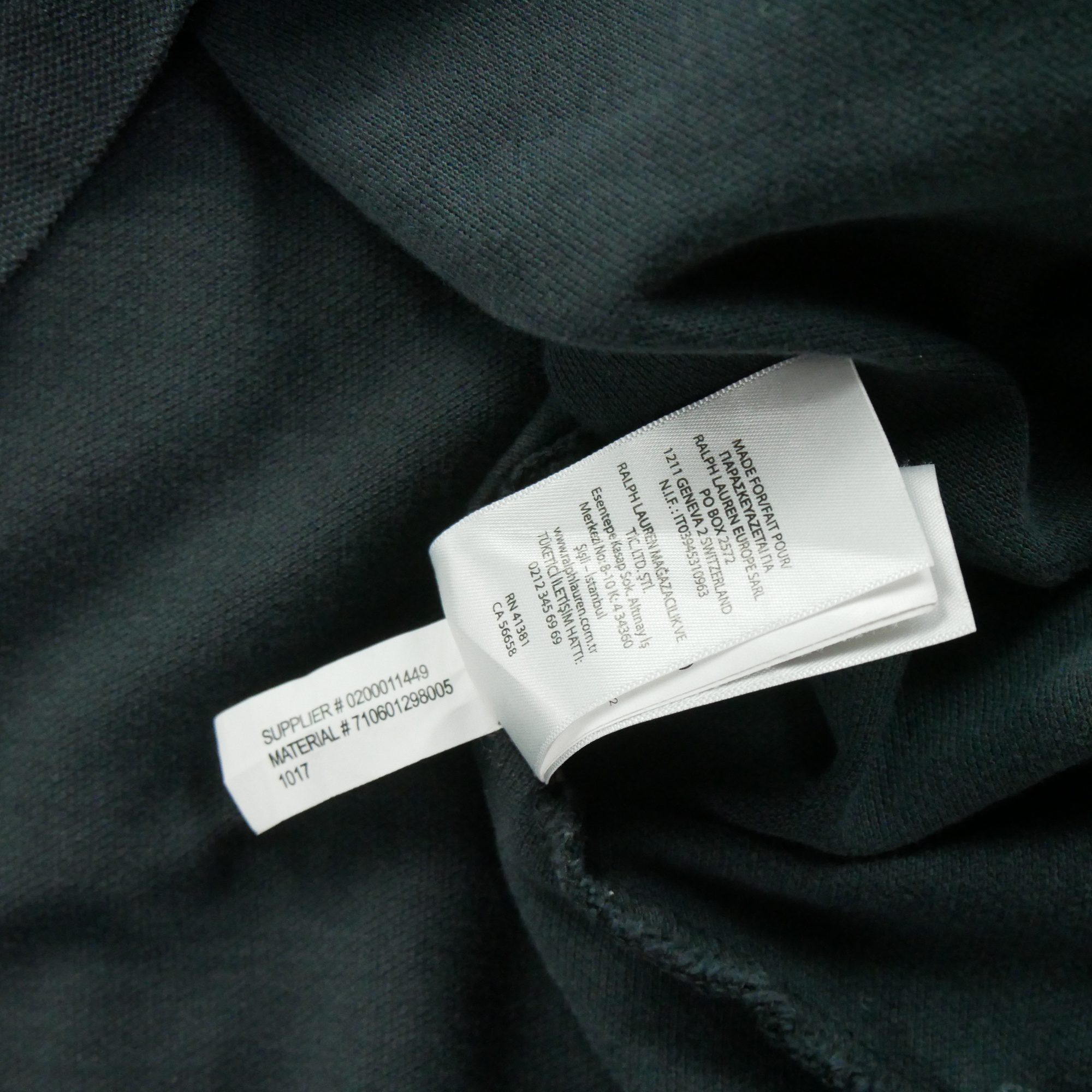 Polo manches courtes Homme  Noir 7