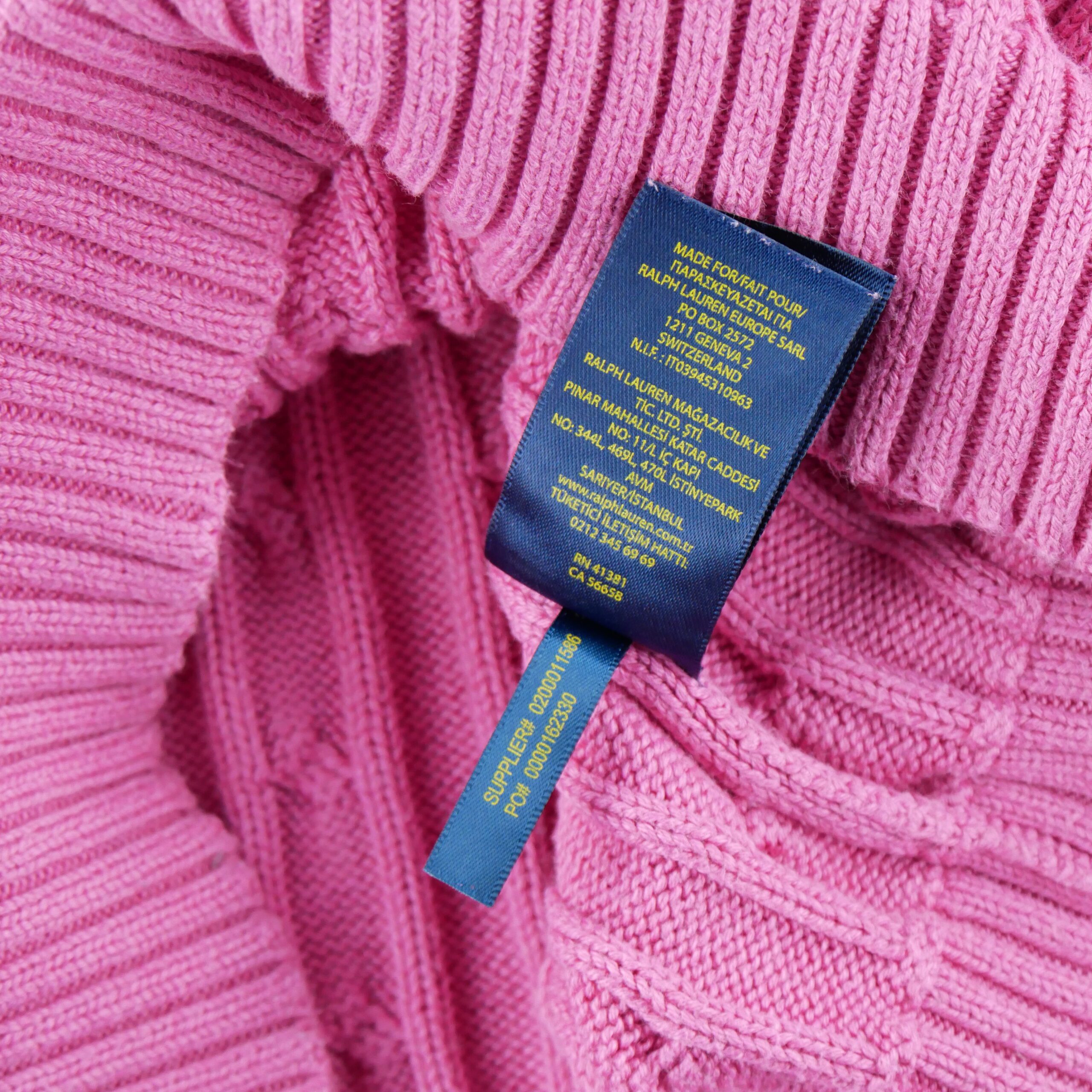 Pull Femme Col V Torsadée Rose 9
