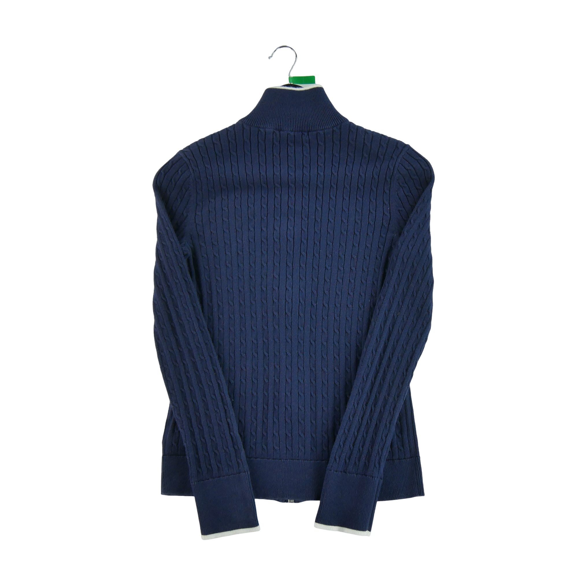 Pull Femme  full zip Marine 2