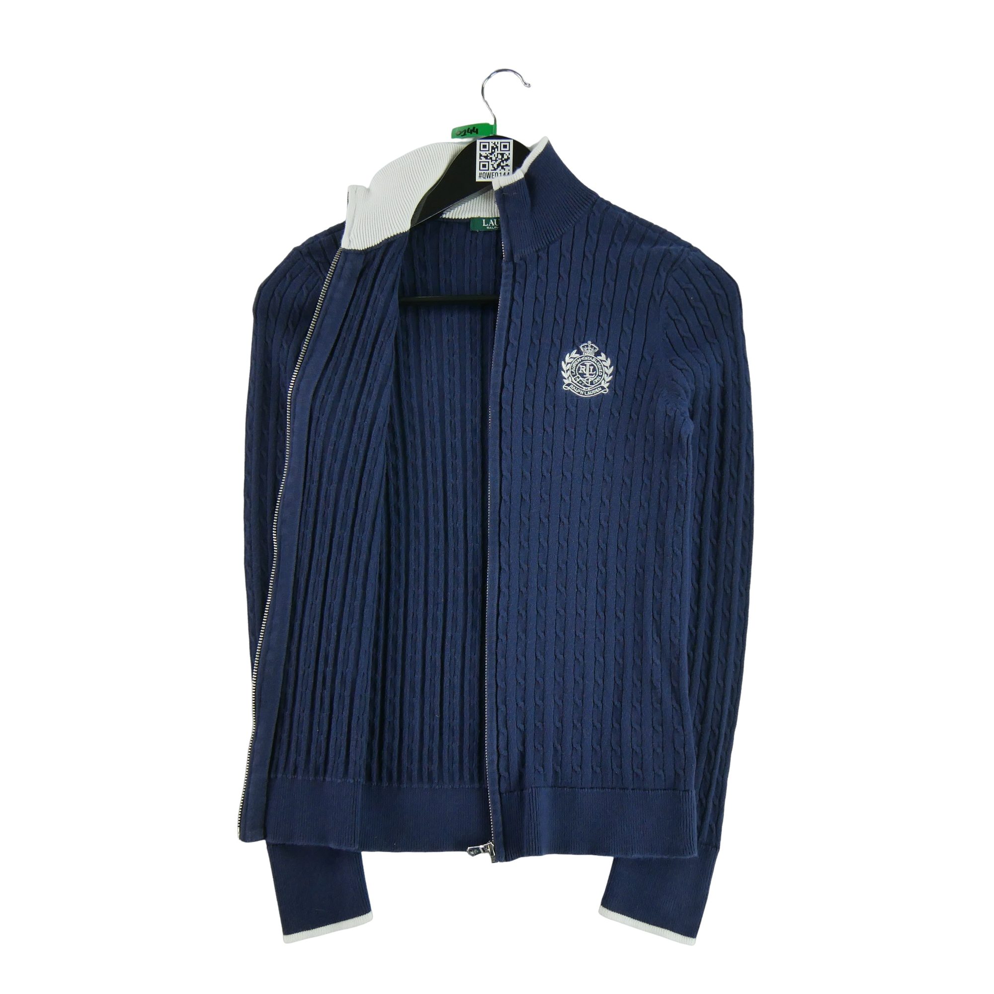 Pull Femme  full zip Marine 3