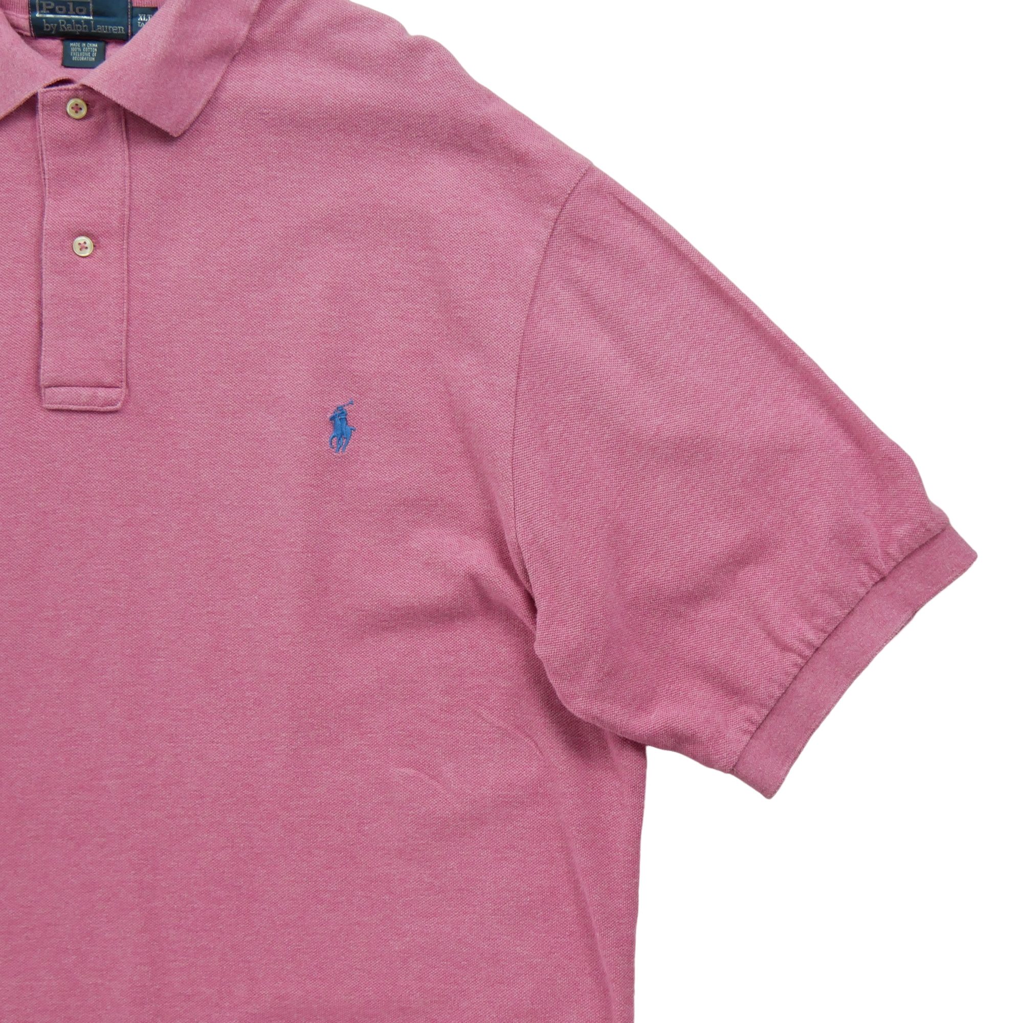 Polo manches courtes Homme  Rose 4