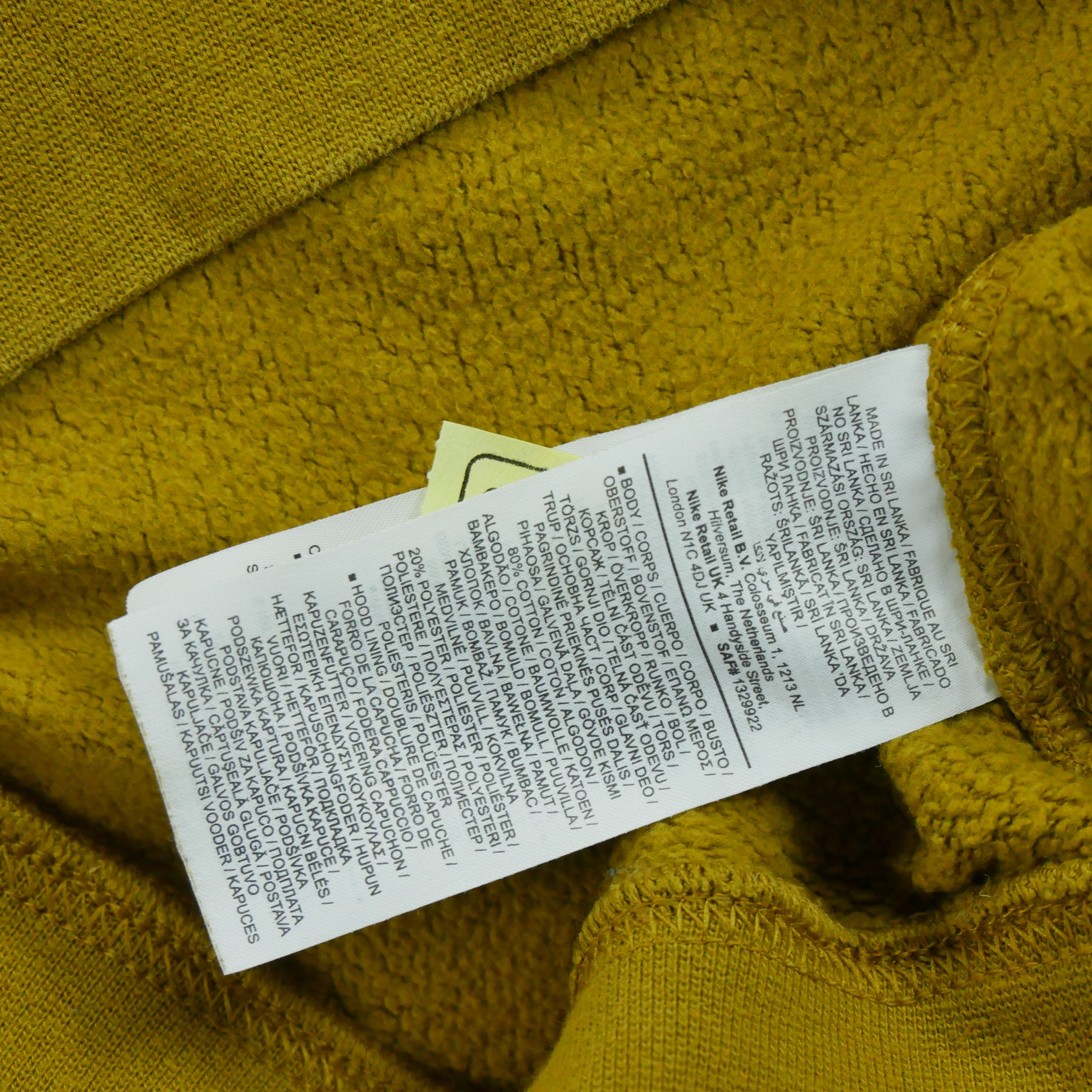 Sweat à capuche Homme  Jaune 6