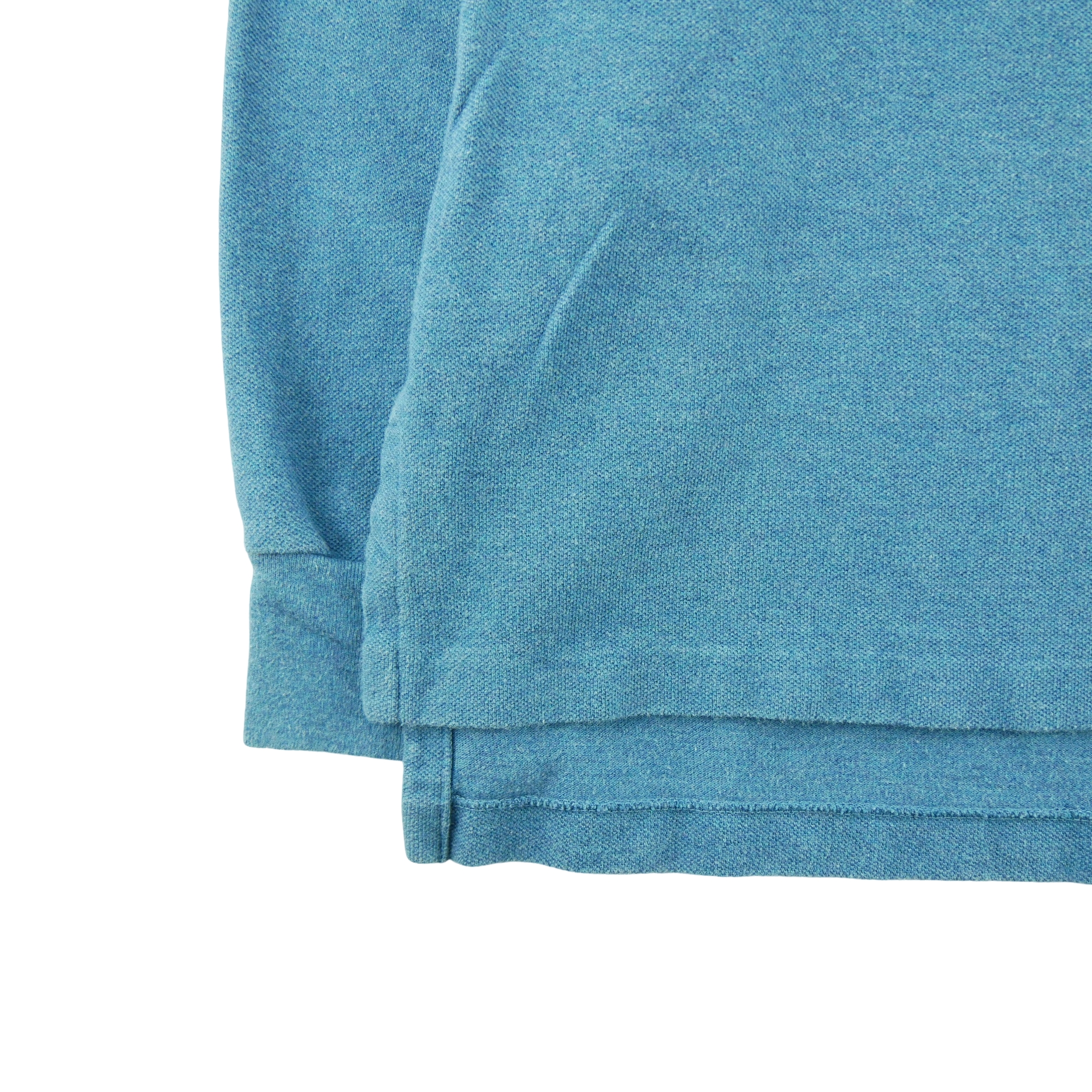 Polo manches longues Homme  Bleu clair 4