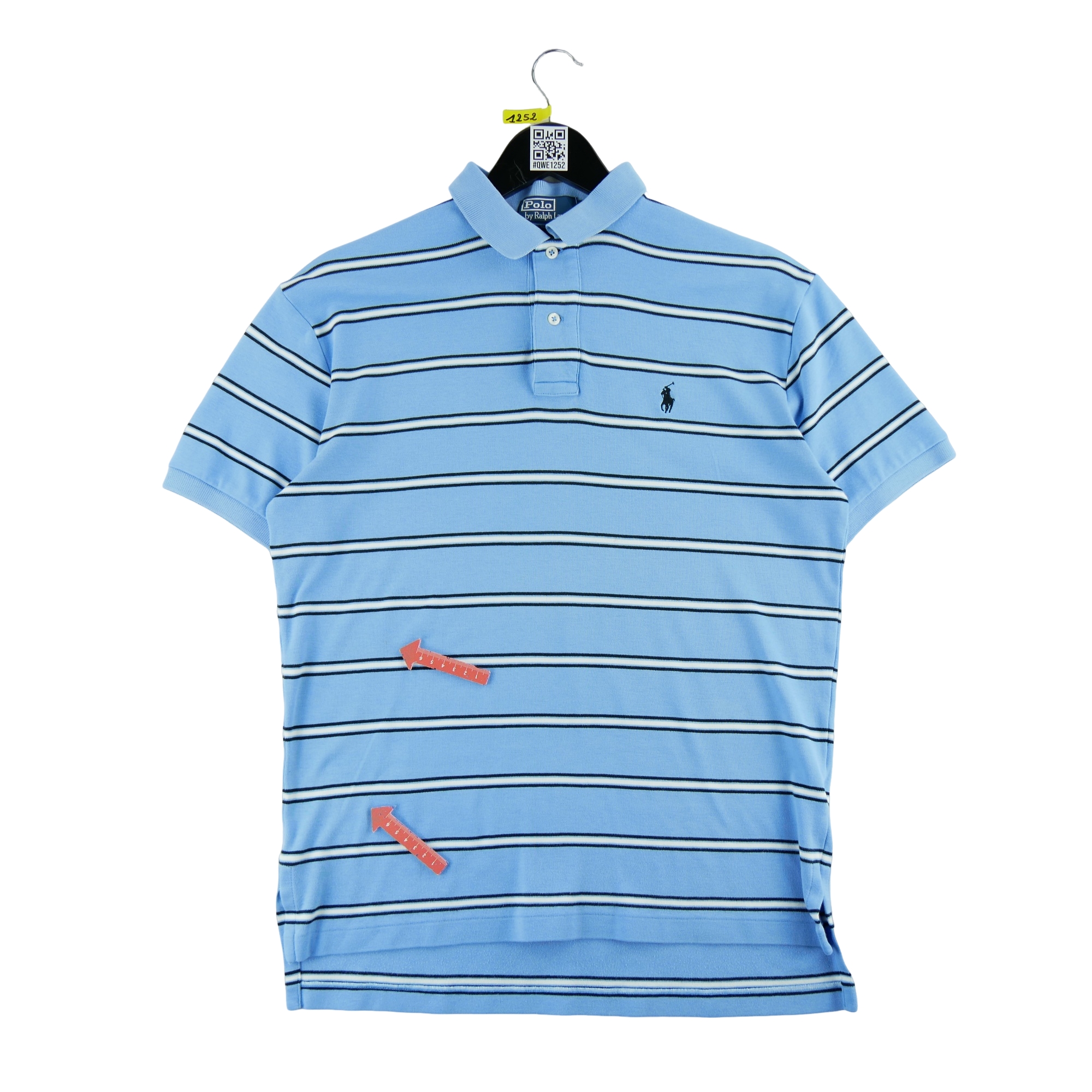 Polo manches courtes Homme  Bleu clair 5