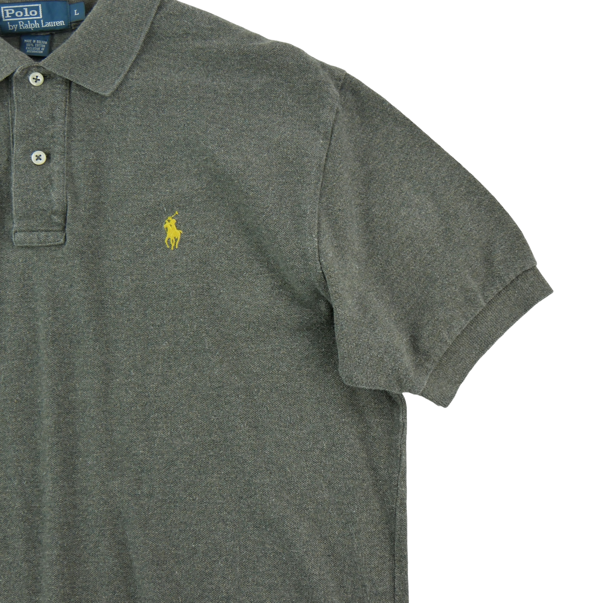 Polo manches courtes Homme  Gris 4