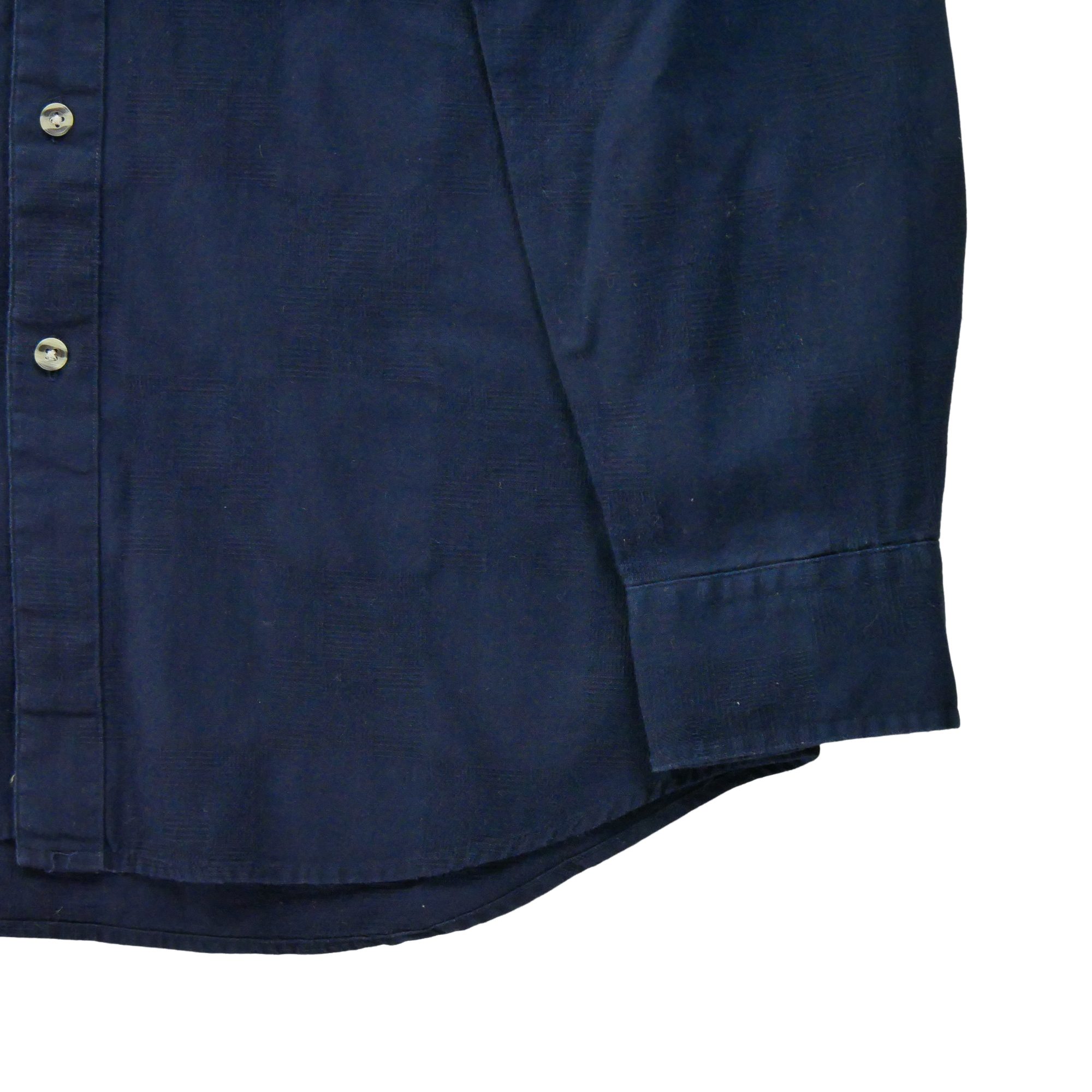 Chemise classique Homme uni Marine 5