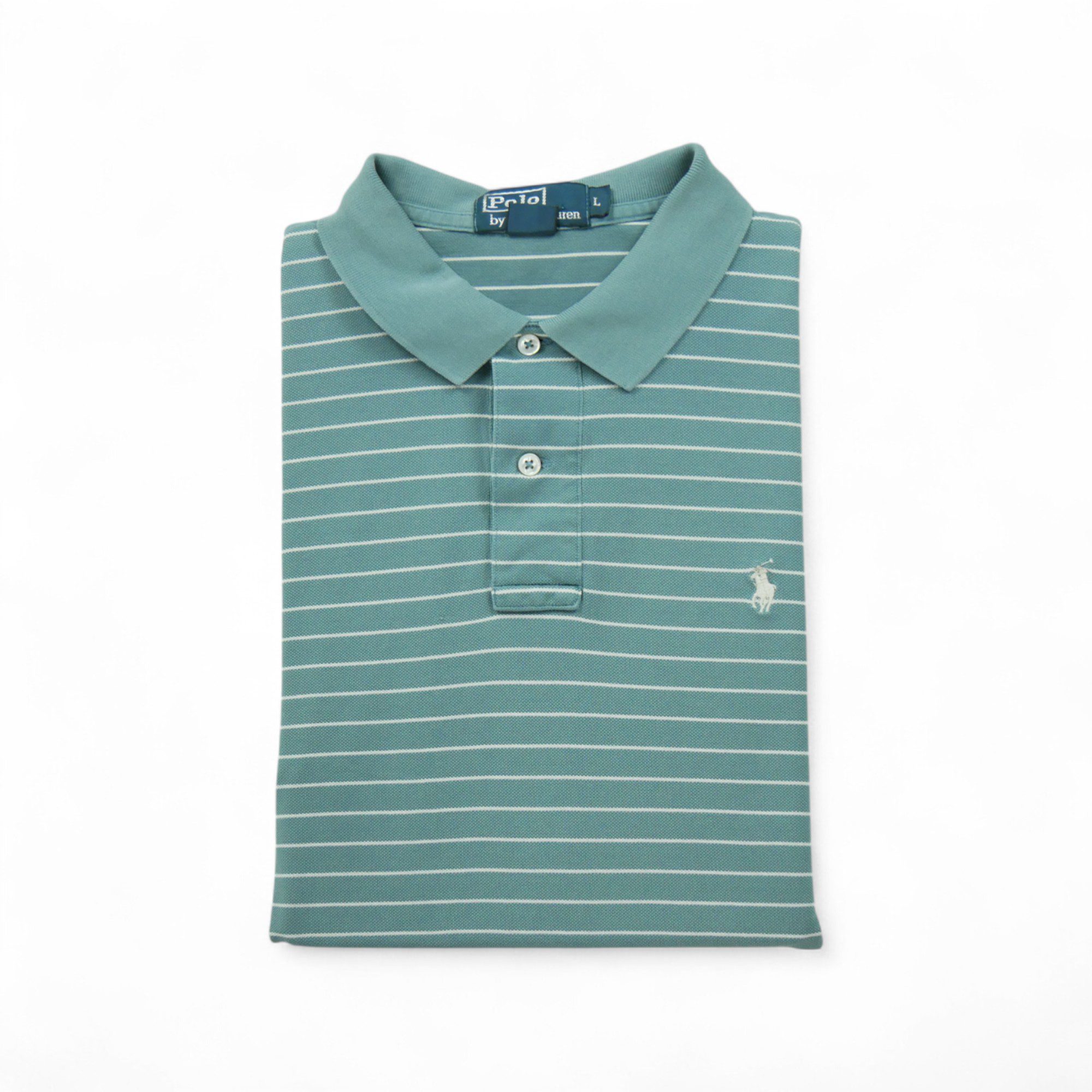 Polo manches courtes Homme  Bleu clair - Bon état