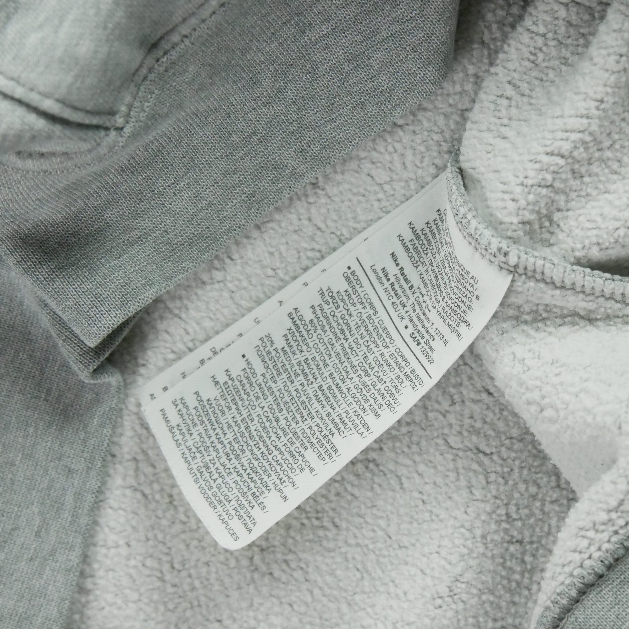 Sweat à capuche Homme  Gris 6