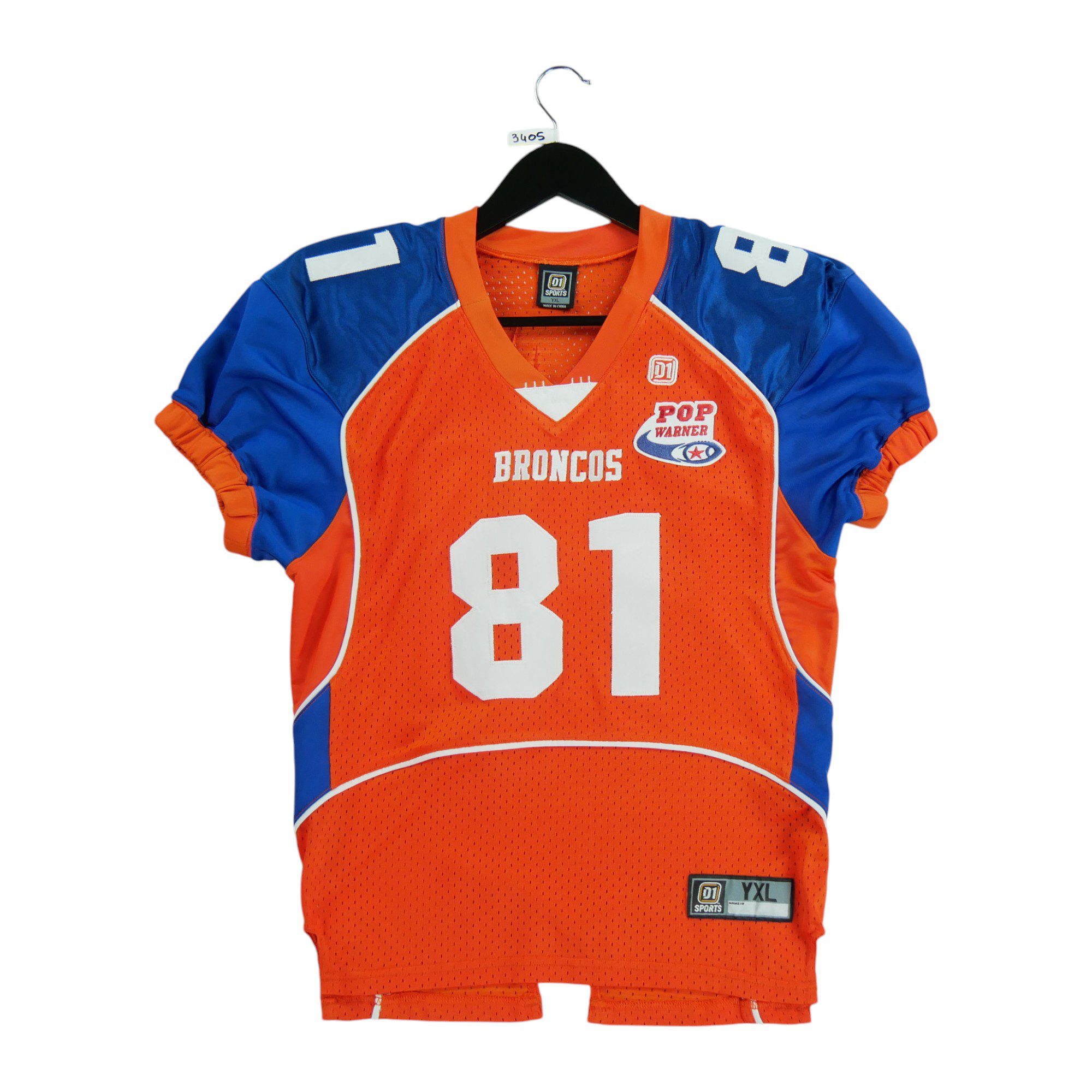 Maillot Homme NFL Denver Broncos Orange 1