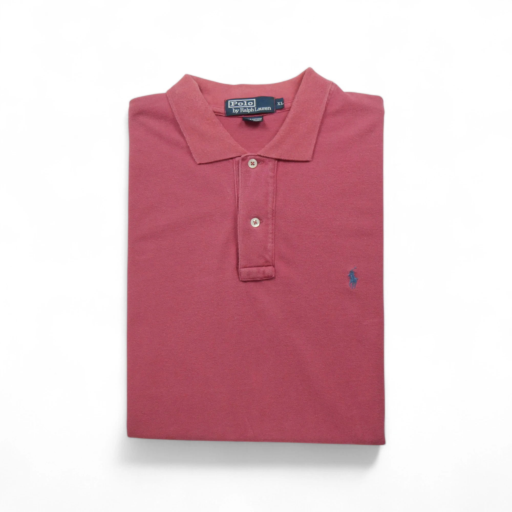 Polo manches courtes Homme Rouge - Bon état