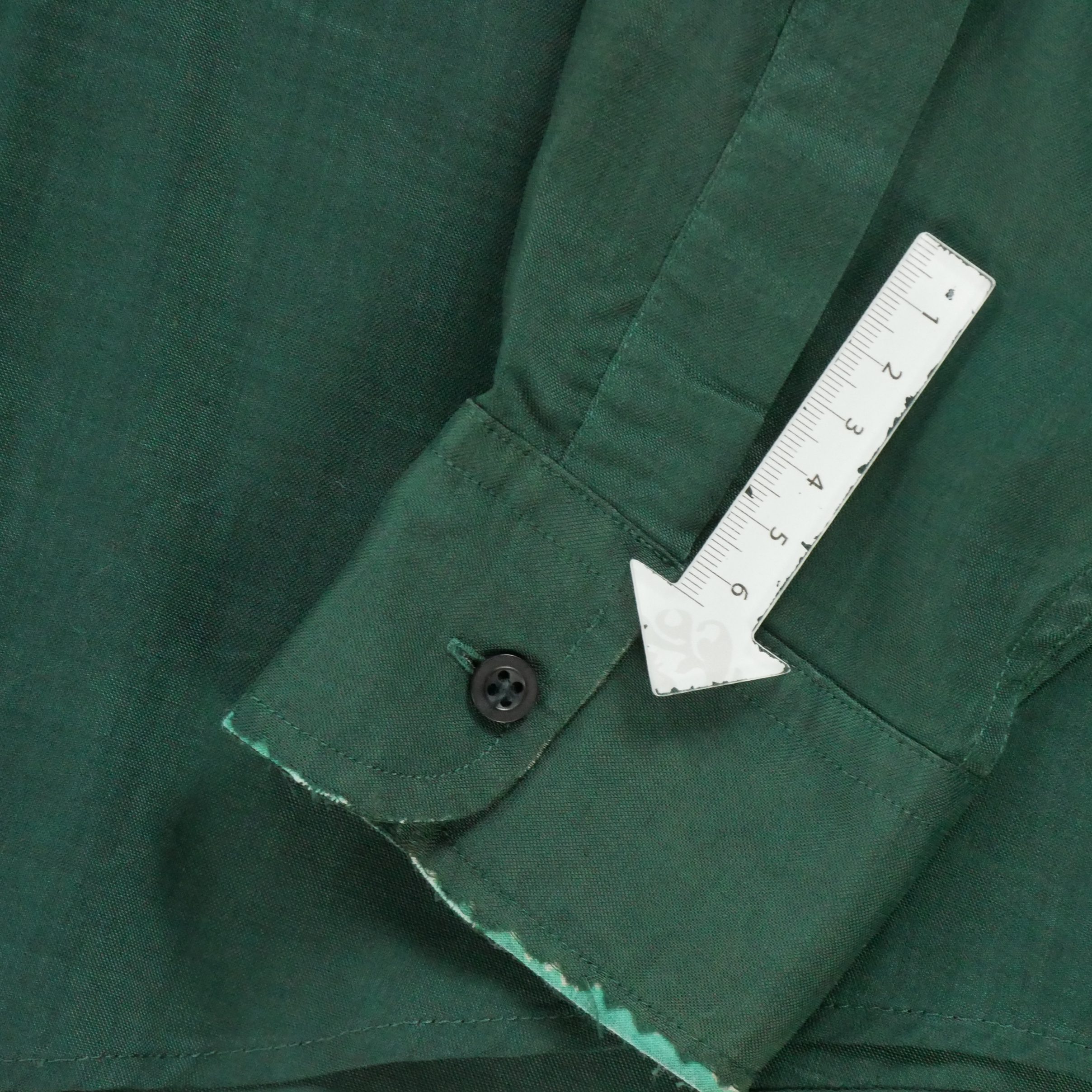 Chemise classiques Homme uni Vert 7