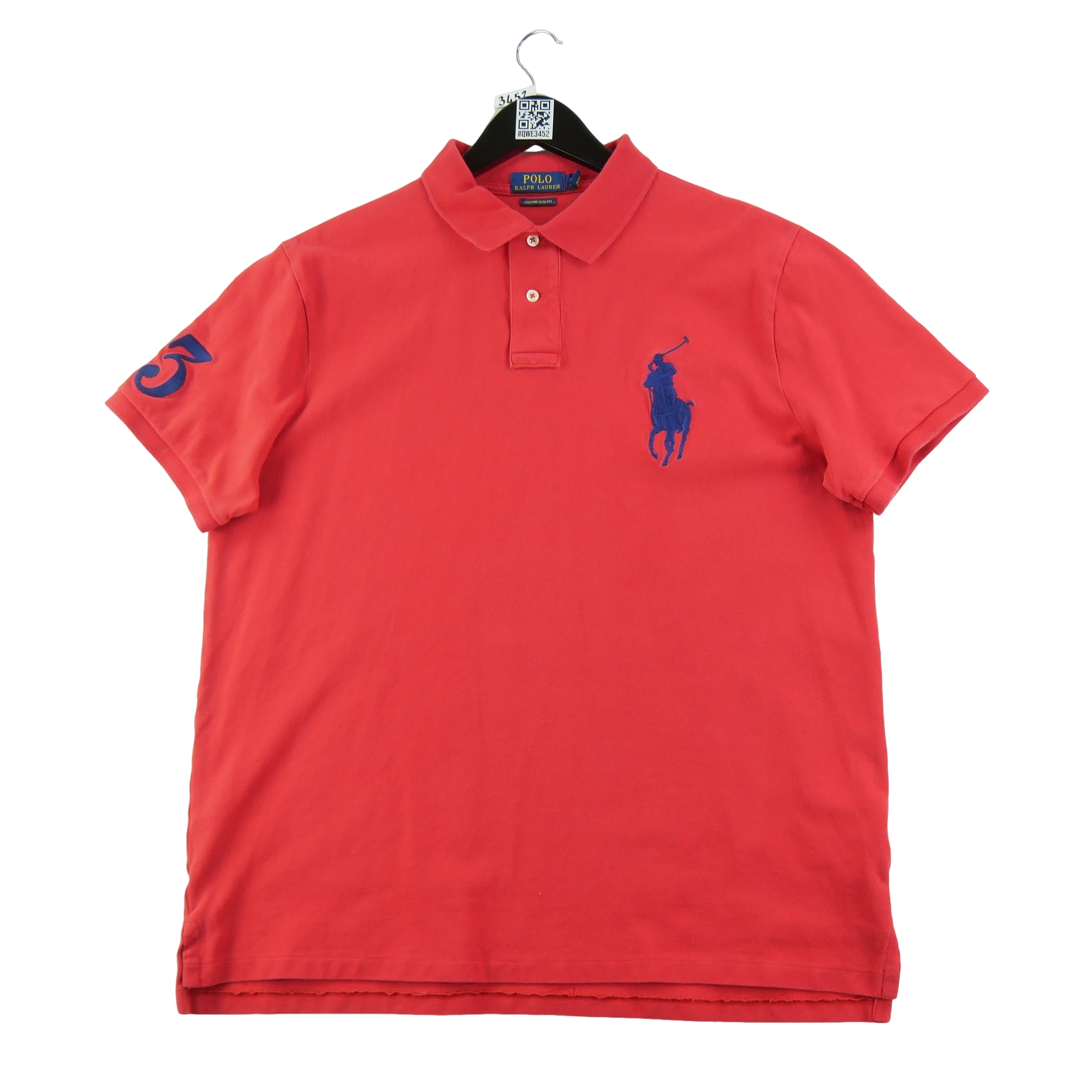 Polo manches courtes Homme  Rouge 2